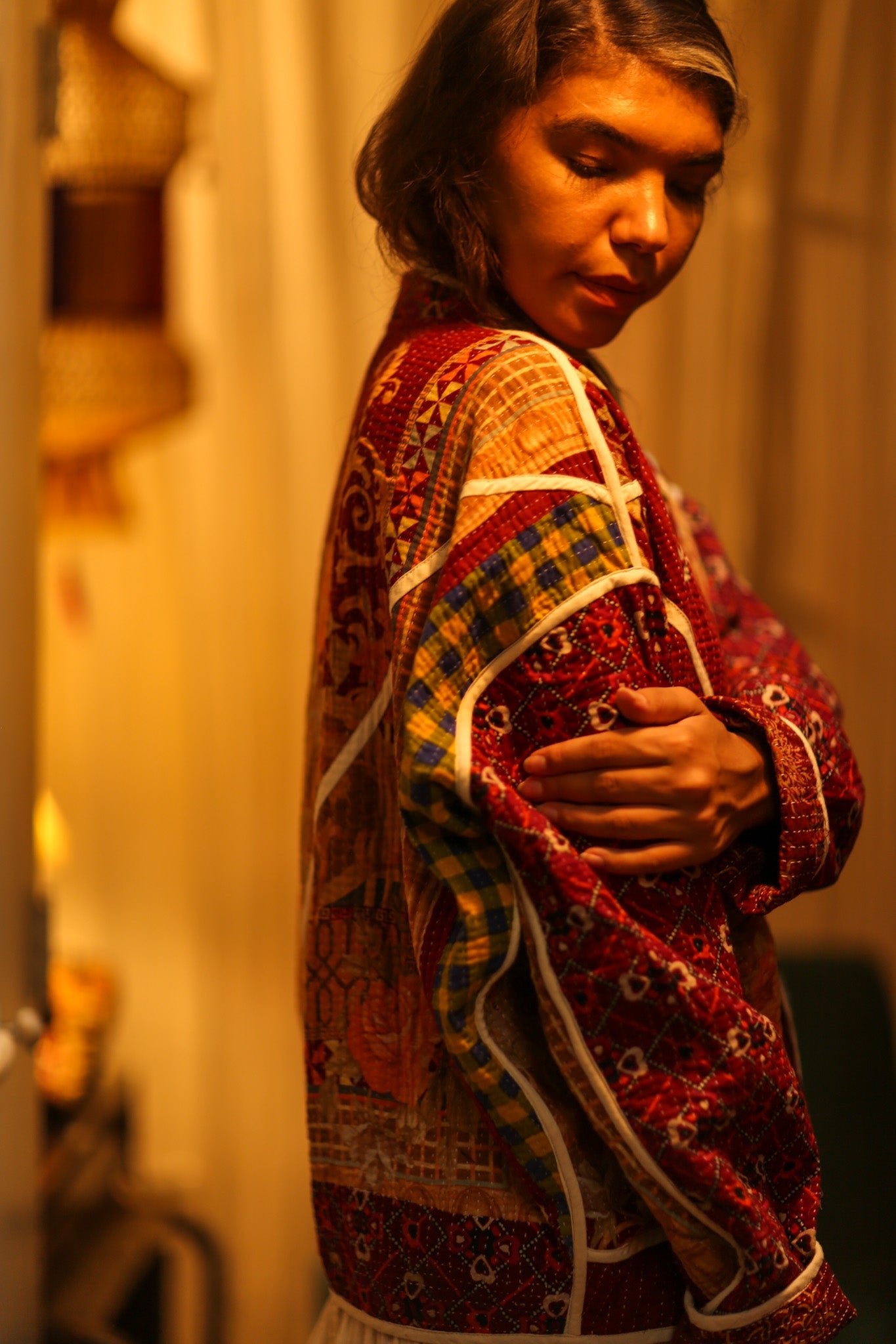 KANTHA CARMEN JACKET - BANGKOK TAILOR CLOTHING STORE - HANDMADE CLOTHING