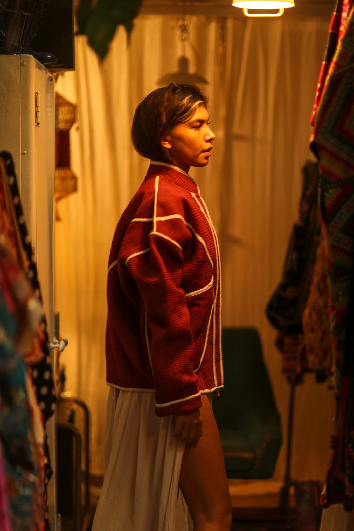 KANTHA CHERRINE NING JACKET - BANGKOK TAILOR CLOTHING STORE - HANDMADE CLOTHING