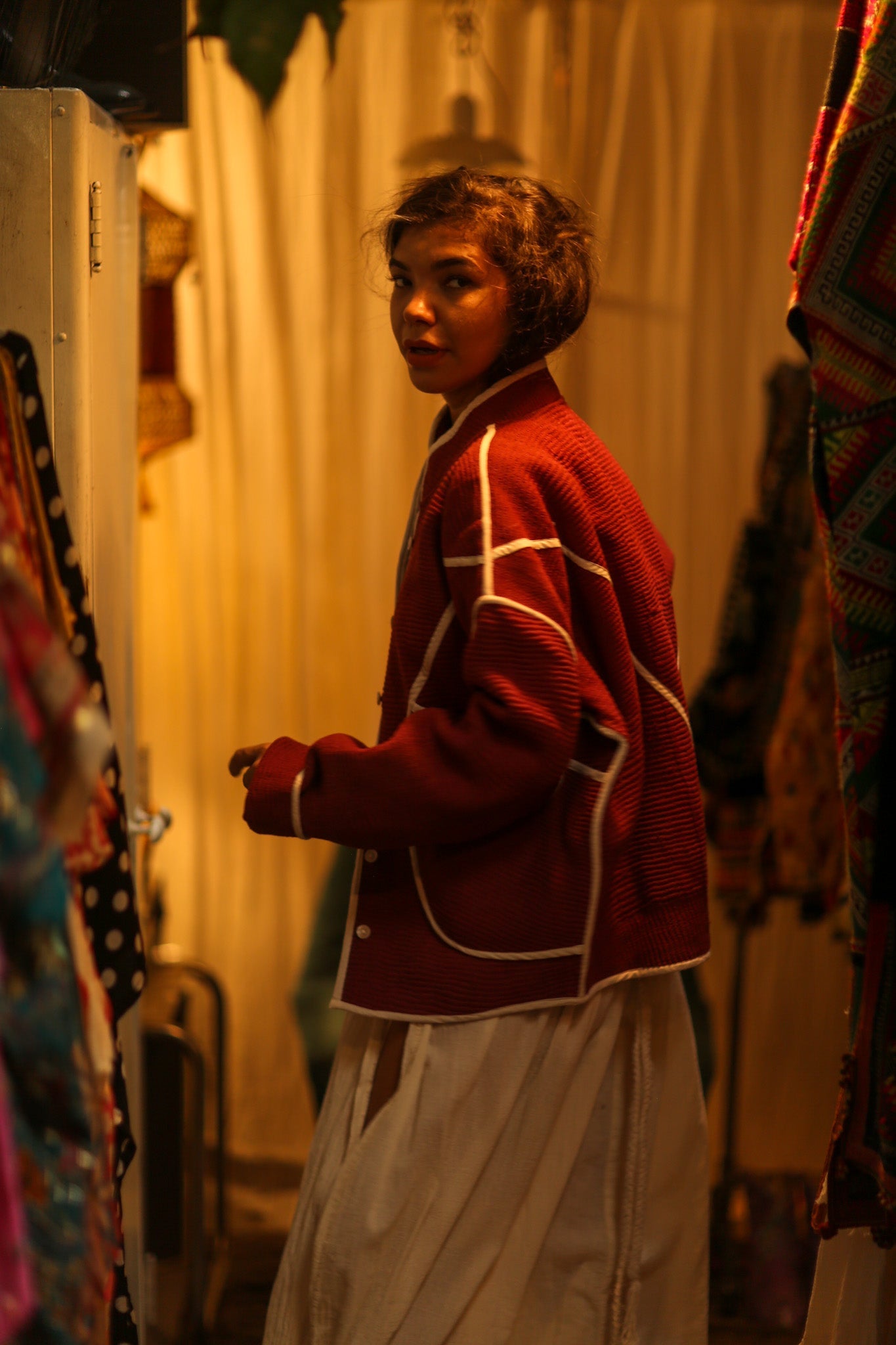 KANTHA CHERRINE NING JACKET - BANGKOK TAILOR CLOTHING STORE - HANDMADE CLOTHING