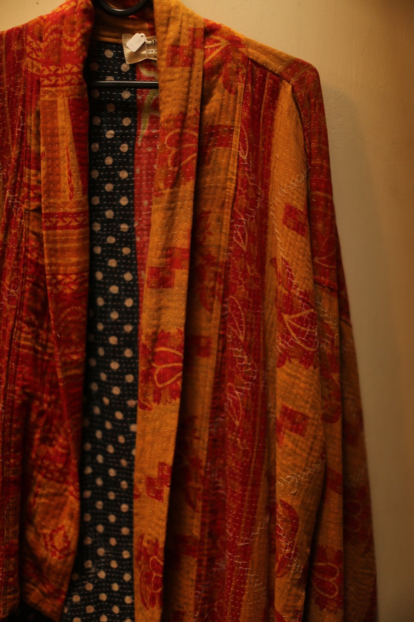 KANTHA COAT - S90 - BANGKOK TAILOR CLOTHING STORE - HANDMADE CLOTHING