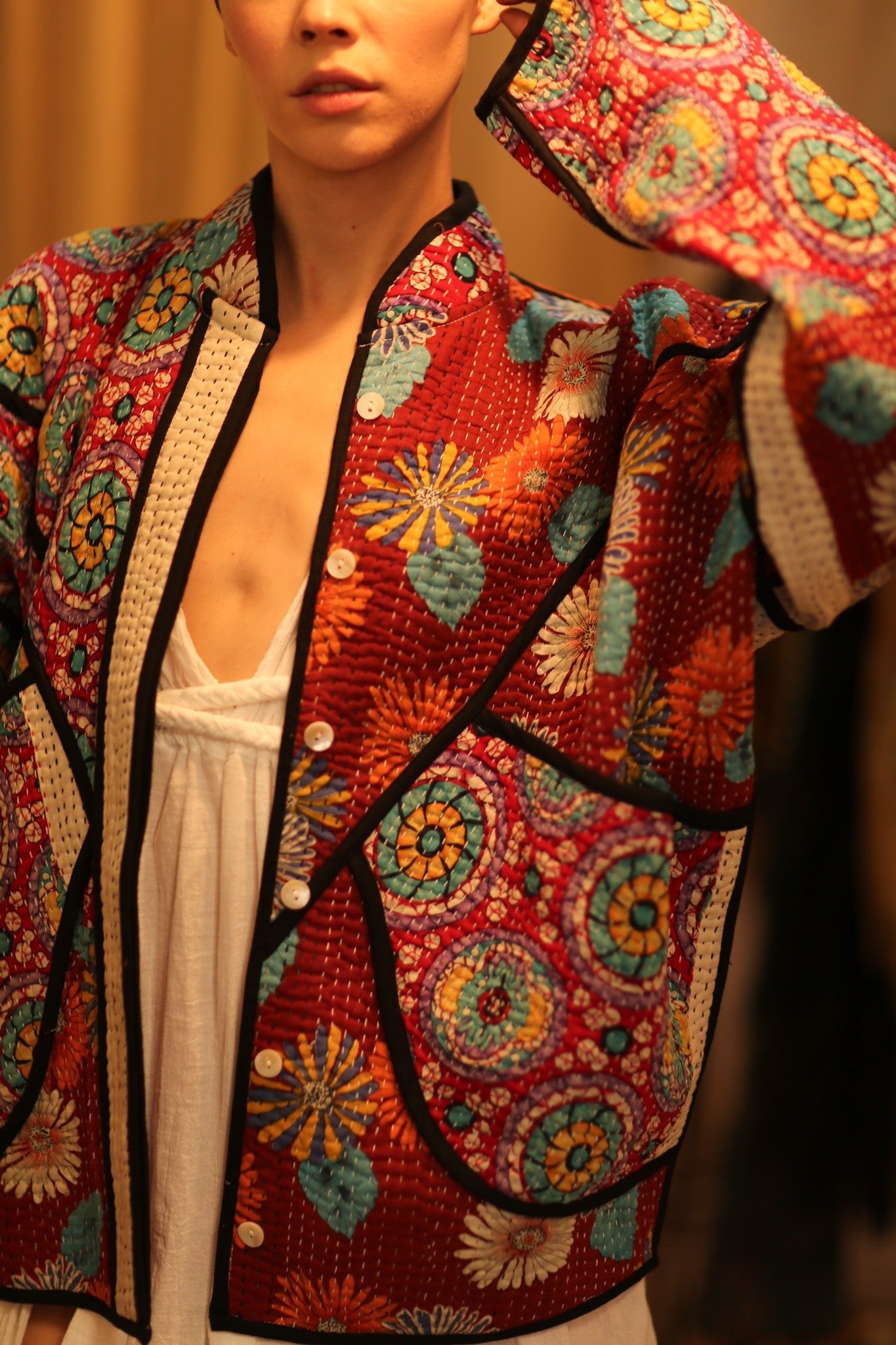 KANTHA JACCKET CANDY - BANGKOK TAILOR CLOTHING STORE - HANDMADE CLOTHING