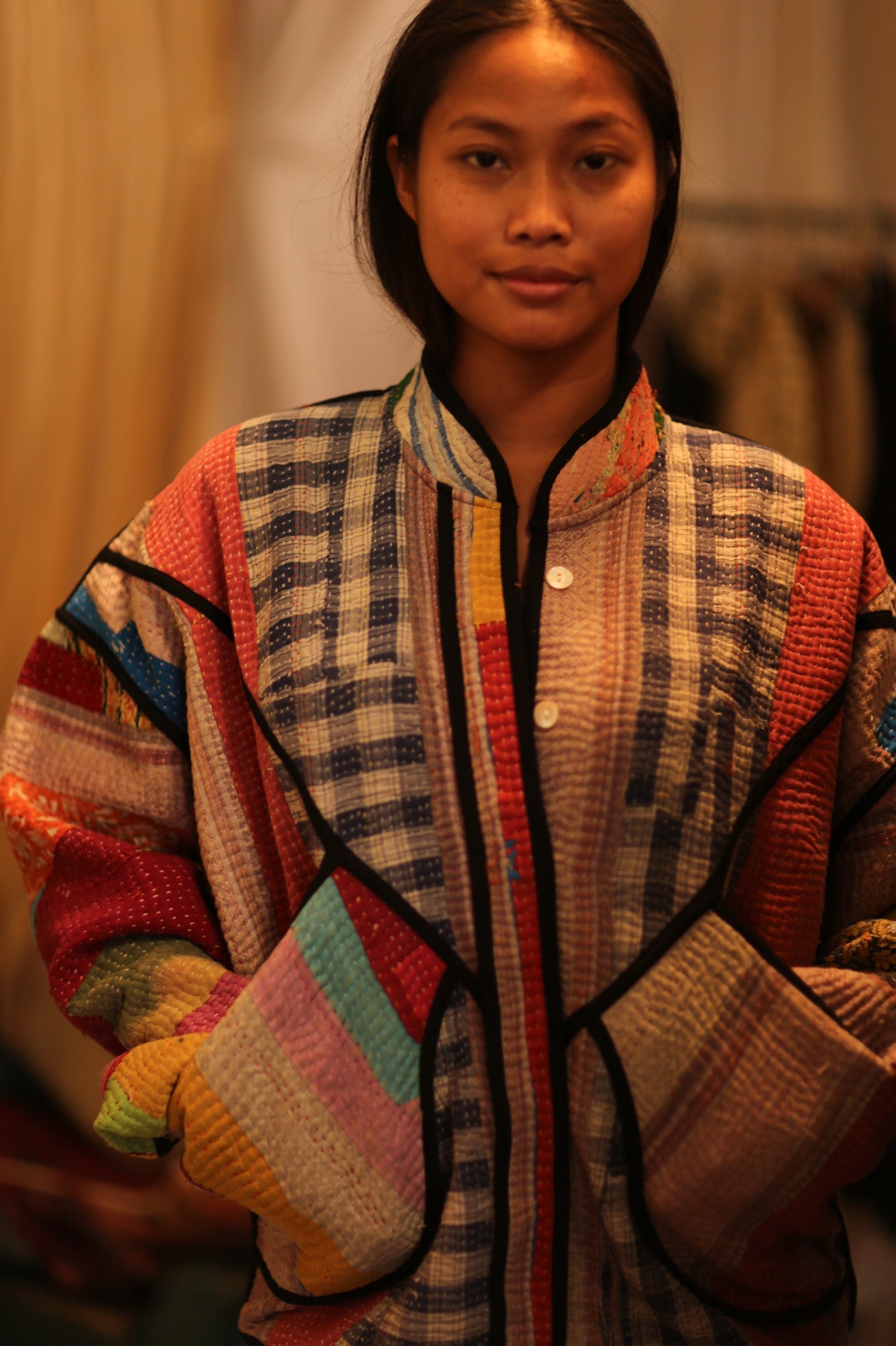 KANTHA JACKET BUSRAS - BANGKOK TAILOR CLOTHING STORE - HANDMADE CLOTHING