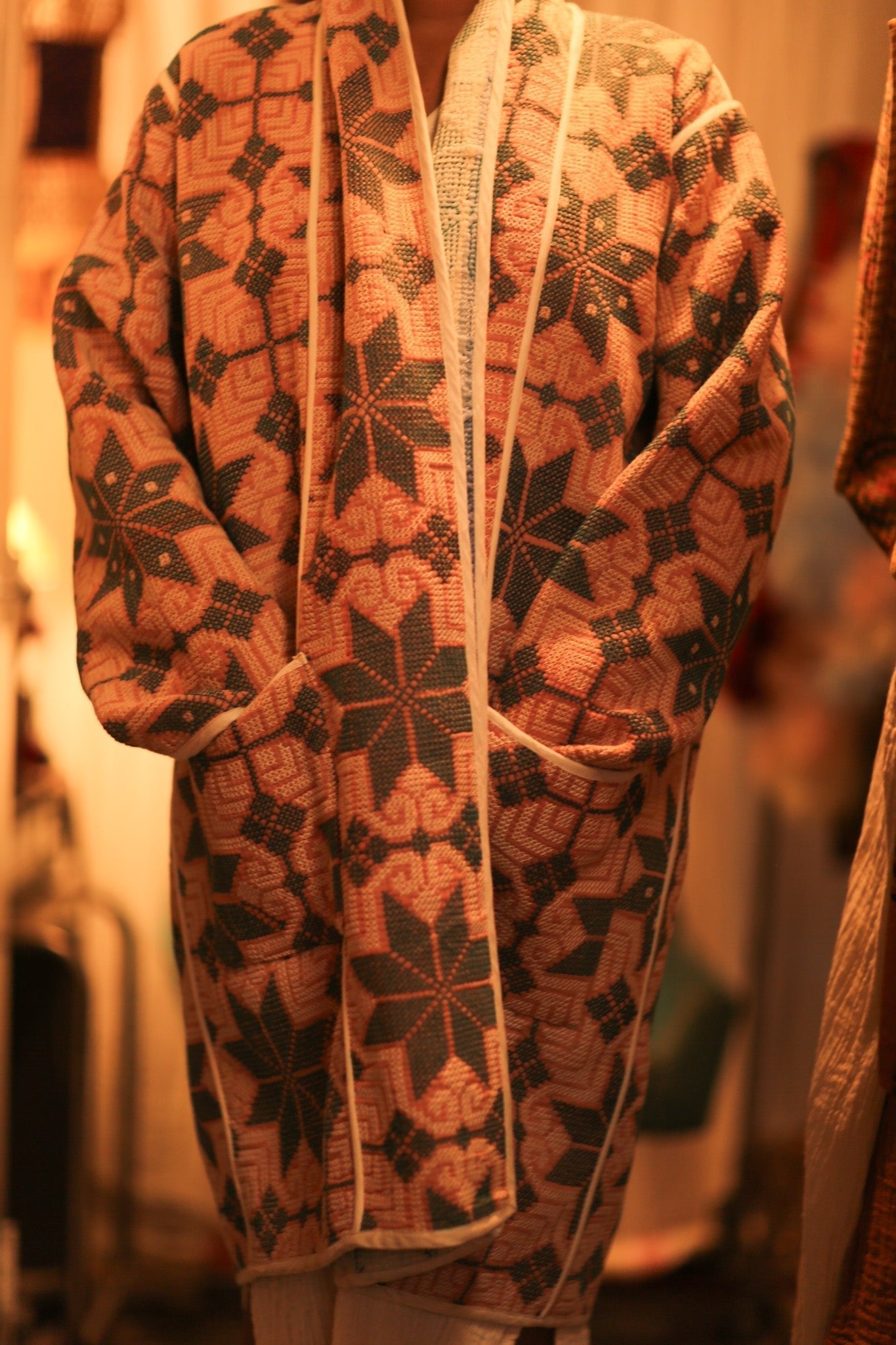 KANTHA JACKET COAT EFFE - BANGKOK TAILOR CLOTHING STORE - HANDMADE CLOTHING
