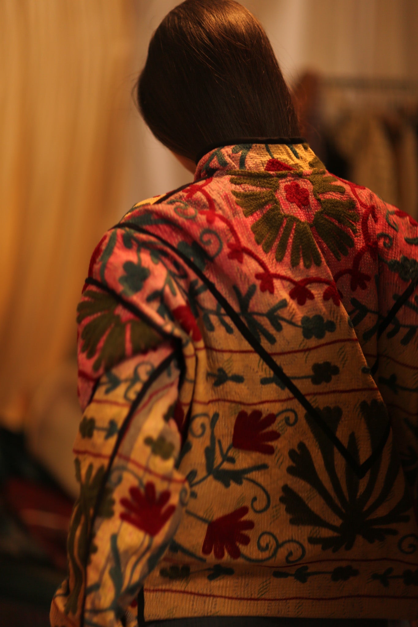 KANTHA JACKET GERALDINE - BANGKOK TAILOR CLOTHING STORE - HANDMADE CLOTHING