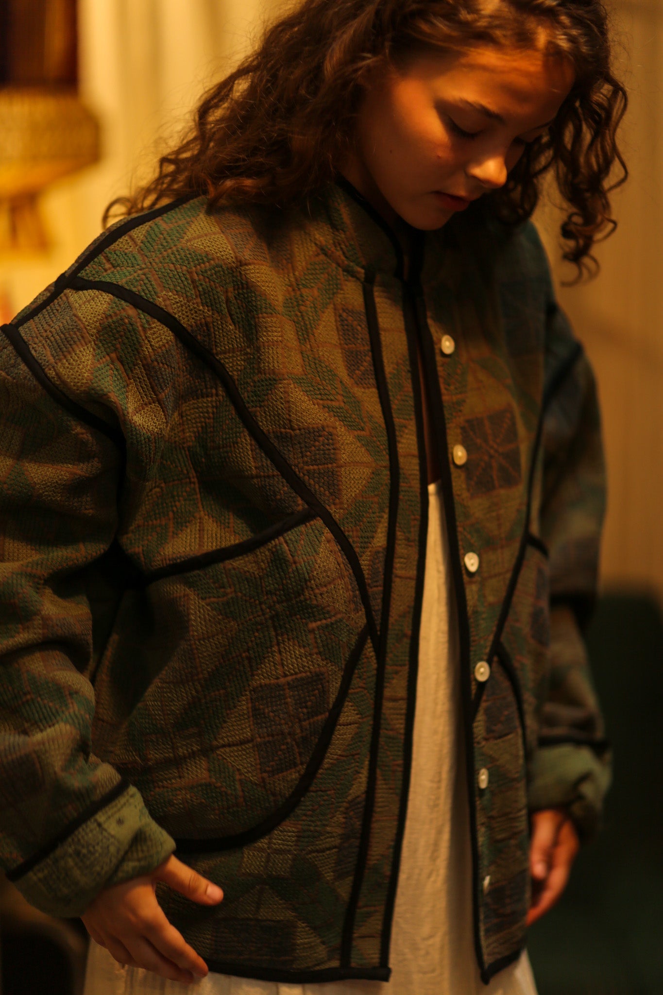 KANTHA JACKET HIBA - BANGKOK TAILOR CLOTHING STORE - HANDMADE CLOTHING