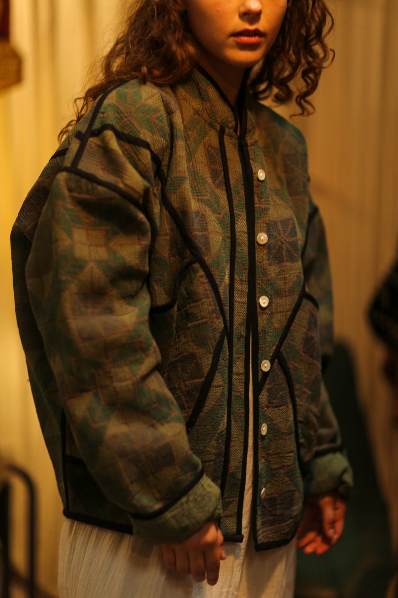 KANTHA JACKET HIBA - BANGKOK TAILOR CLOTHING STORE - HANDMADE CLOTHING