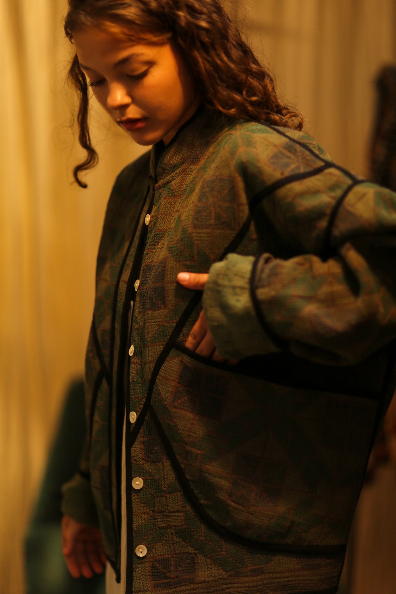 KANTHA JACKET HIBA - BANGKOK TAILOR CLOTHING STORE - HANDMADE CLOTHING