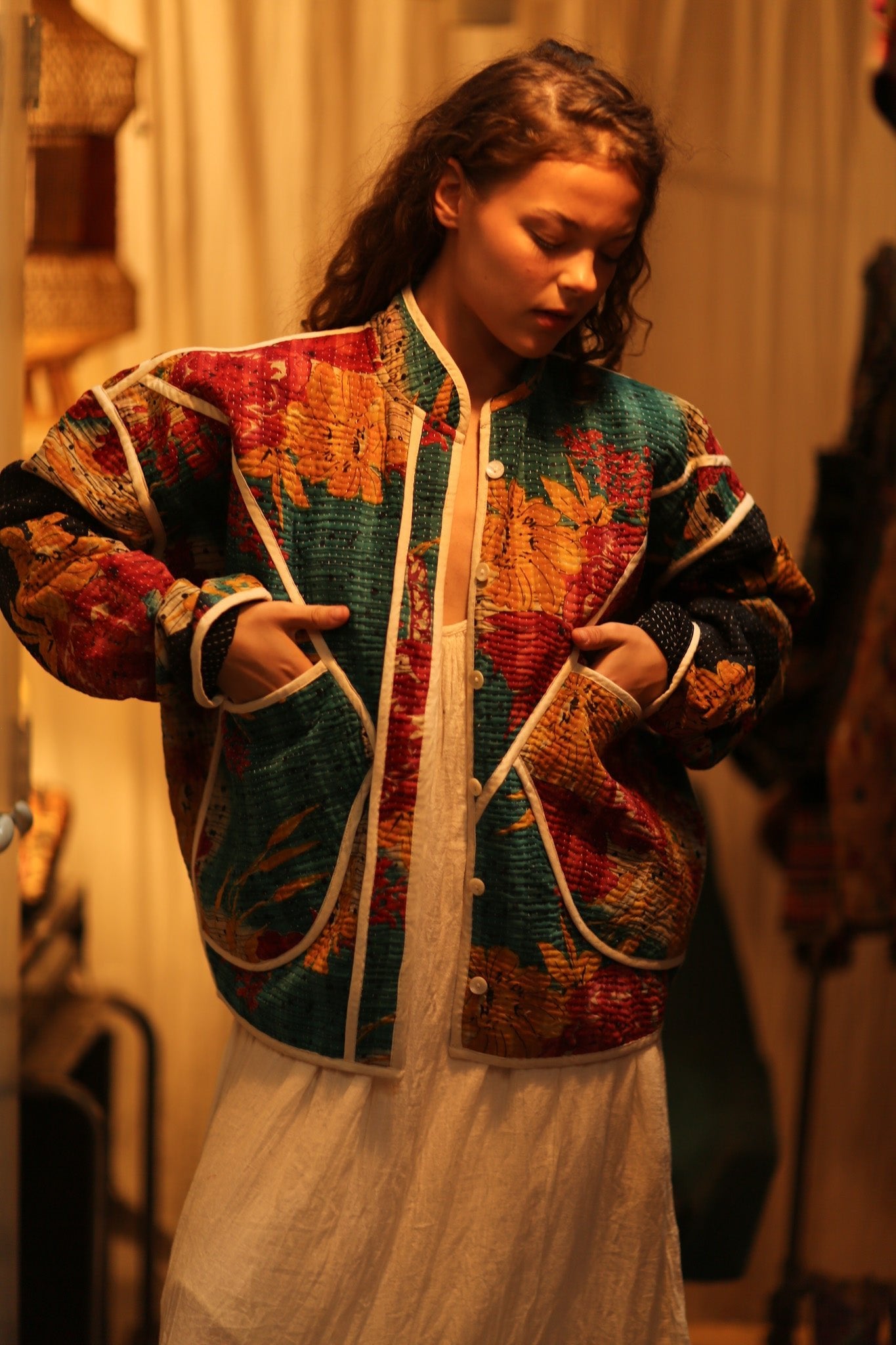 KANTHA JACKET LEYLO - BANGKOK TAILOR CLOTHING STORE - HANDMADE CLOTHING