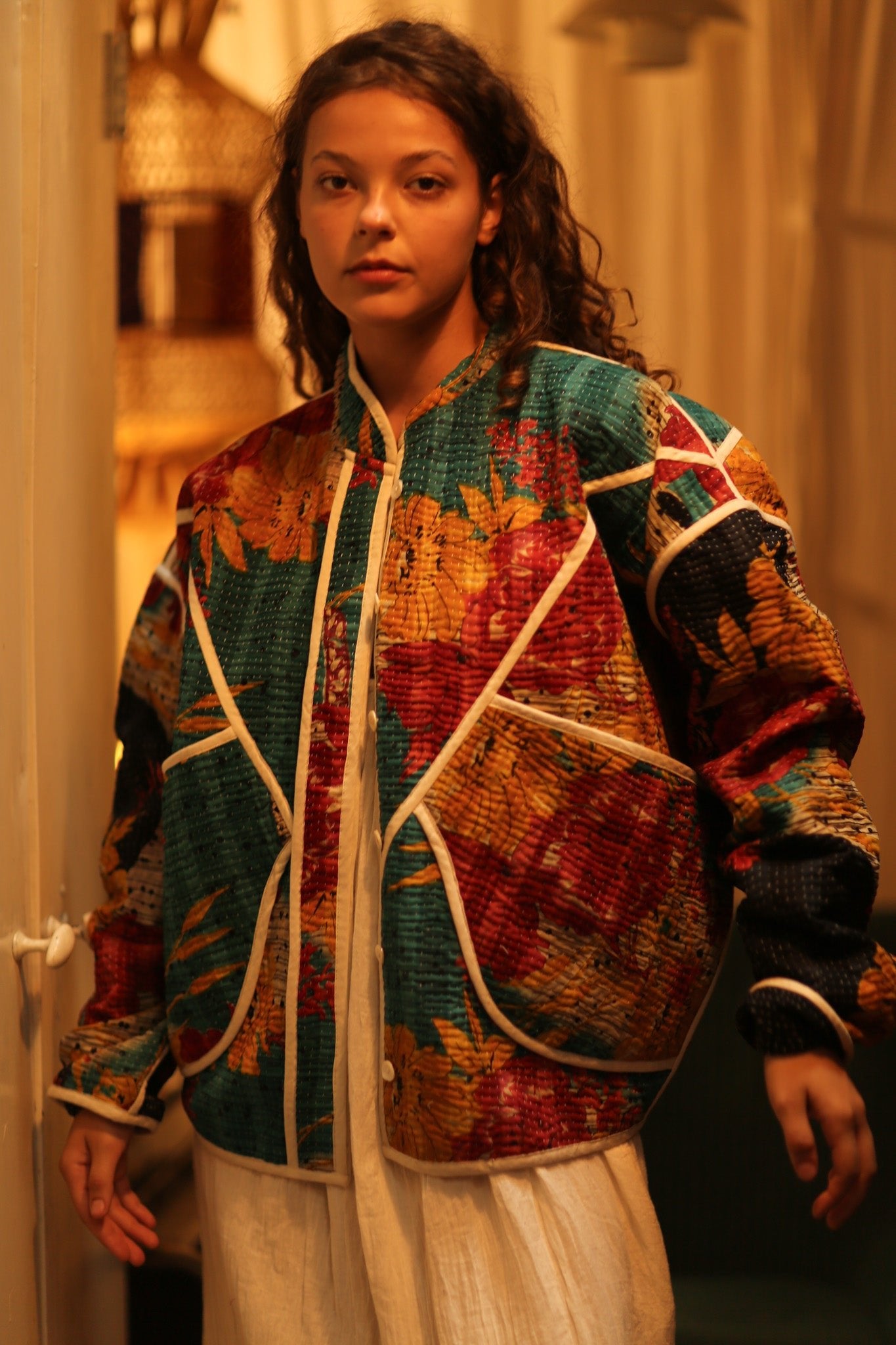 KANTHA JACKET LEYLO - BANGKOK TAILOR CLOTHING STORE - HANDMADE CLOTHING