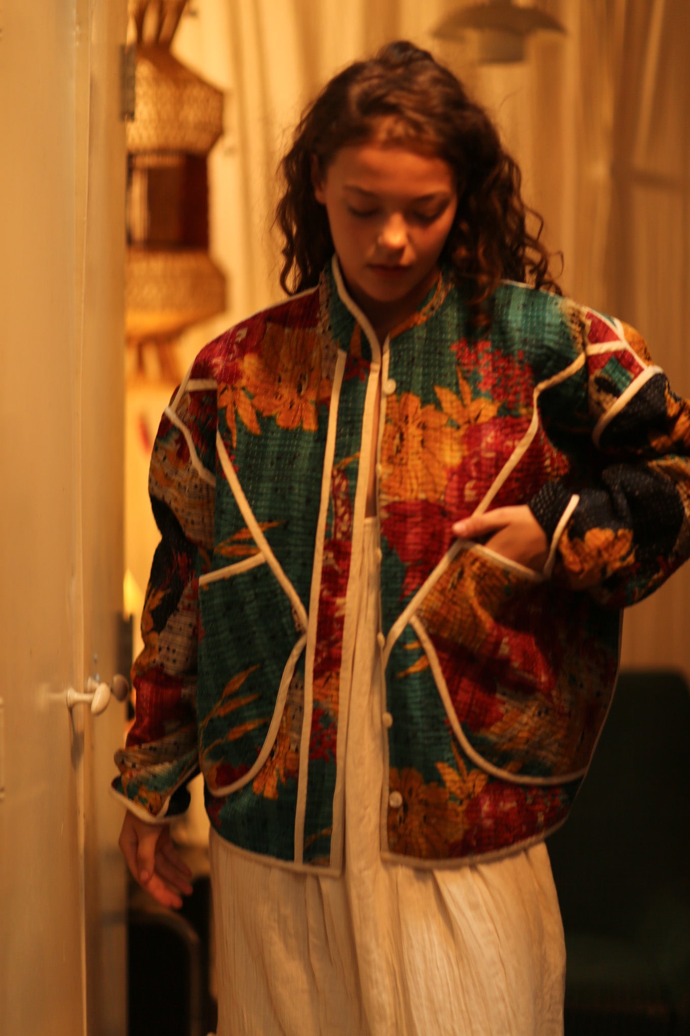 KANTHA JACKET LEYLO - BANGKOK TAILOR CLOTHING STORE - HANDMADE CLOTHING