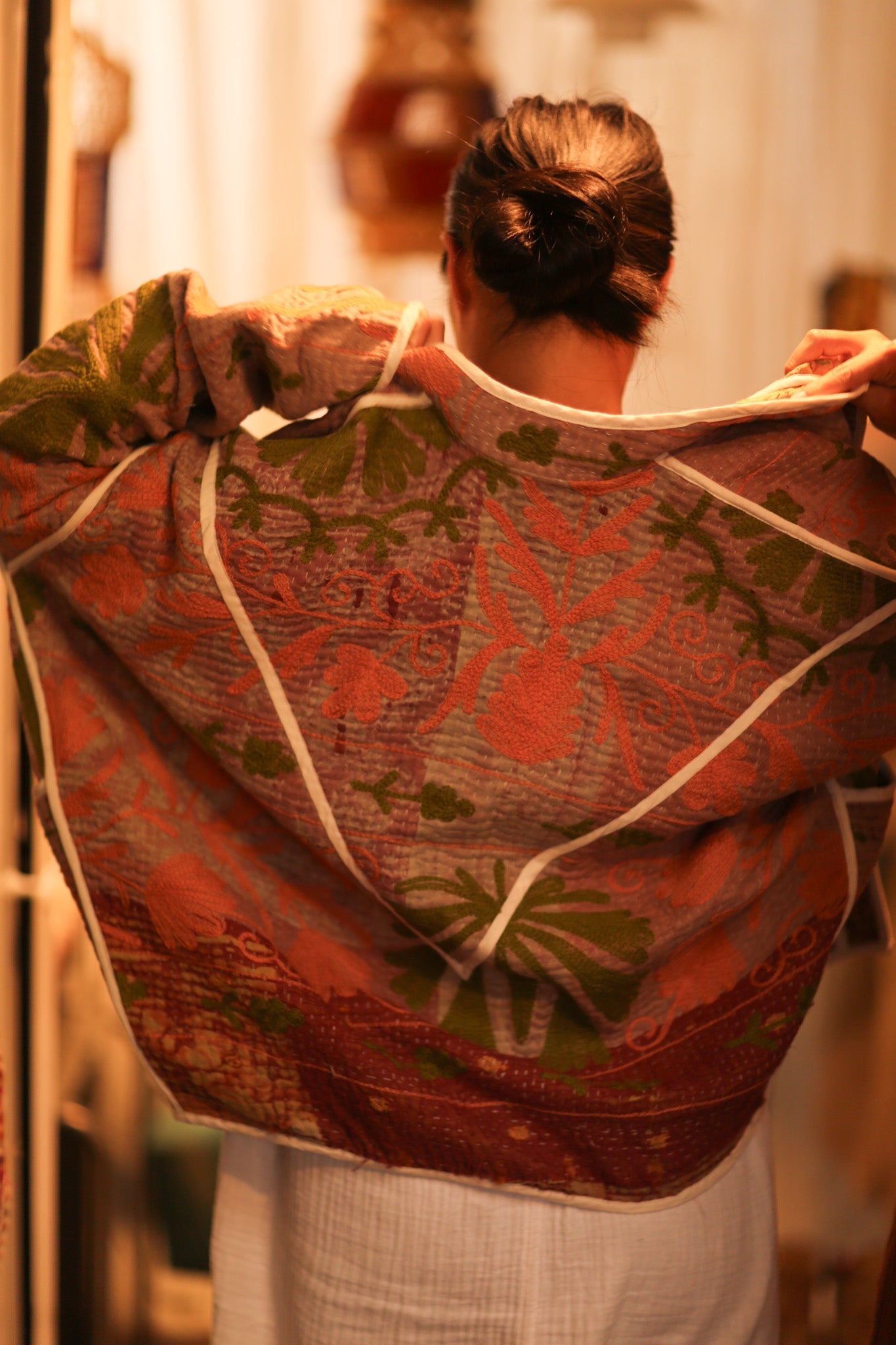 KANTHA JACKET LOREILA - BANGKOK TAILOR CLOTHING STORE - HANDMADE CLOTHING