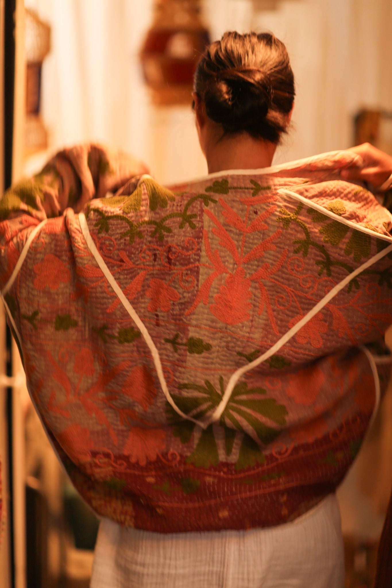 KANTHA JACKET LOREILA - BANGKOK TAILOR CLOTHING STORE - HANDMADE CLOTHING