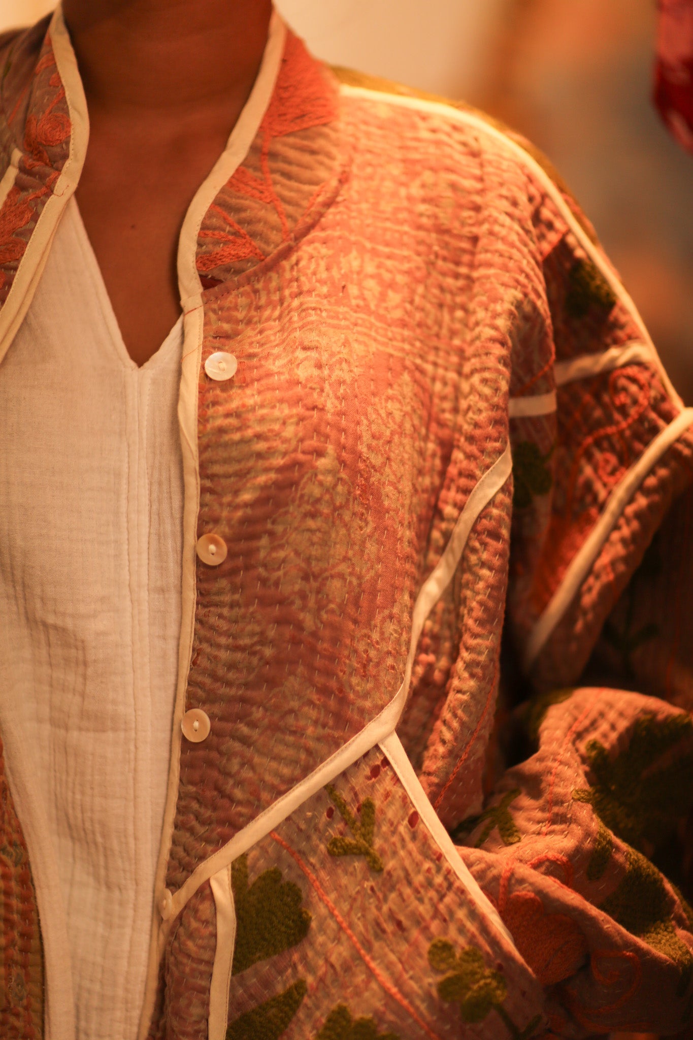 KANTHA JACKET LOREILA - BANGKOK TAILOR CLOTHING STORE - HANDMADE CLOTHING