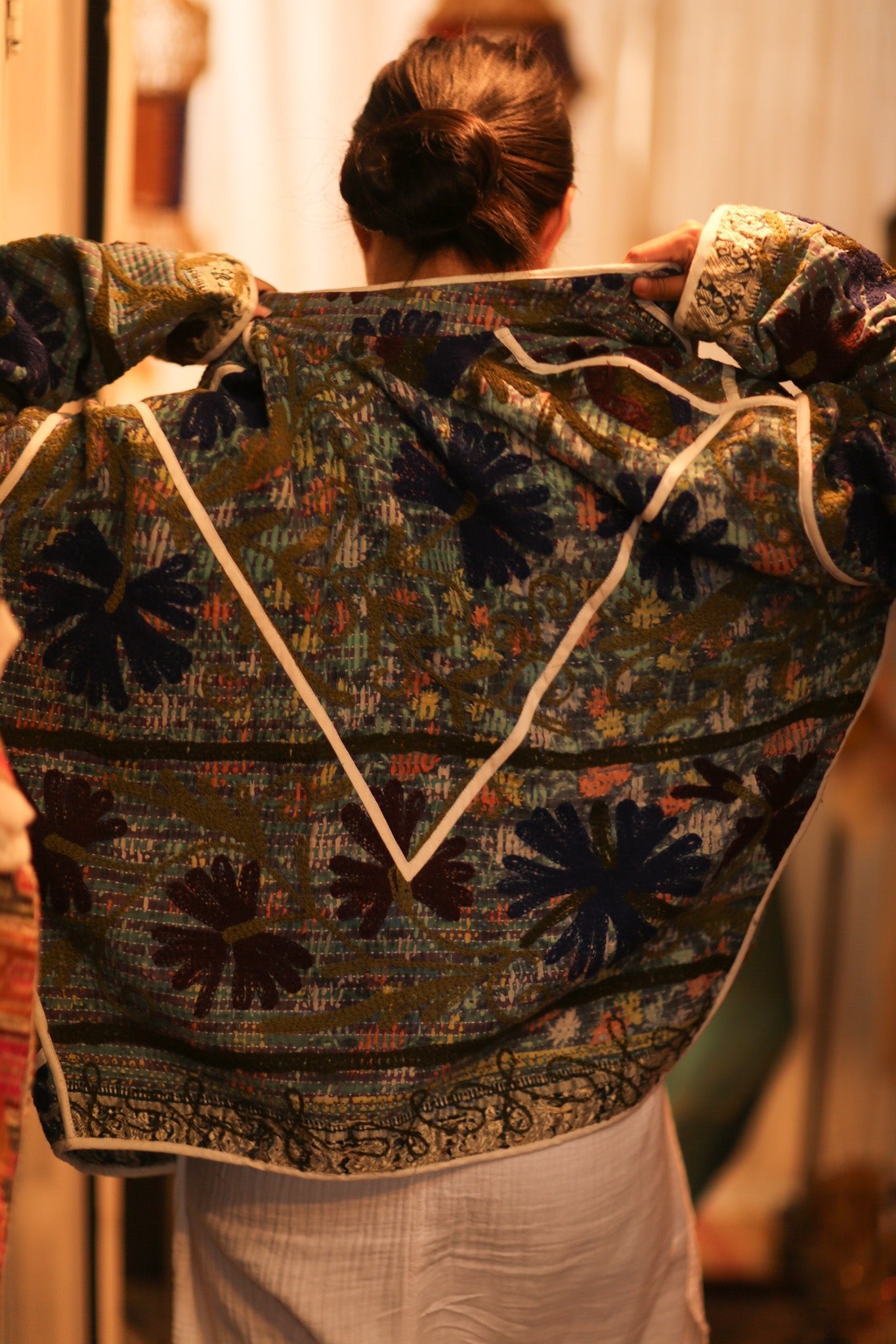 KANTHA JACKET MARINA - BANGKOK TAILOR CLOTHING STORE - HANDMADE CLOTHING