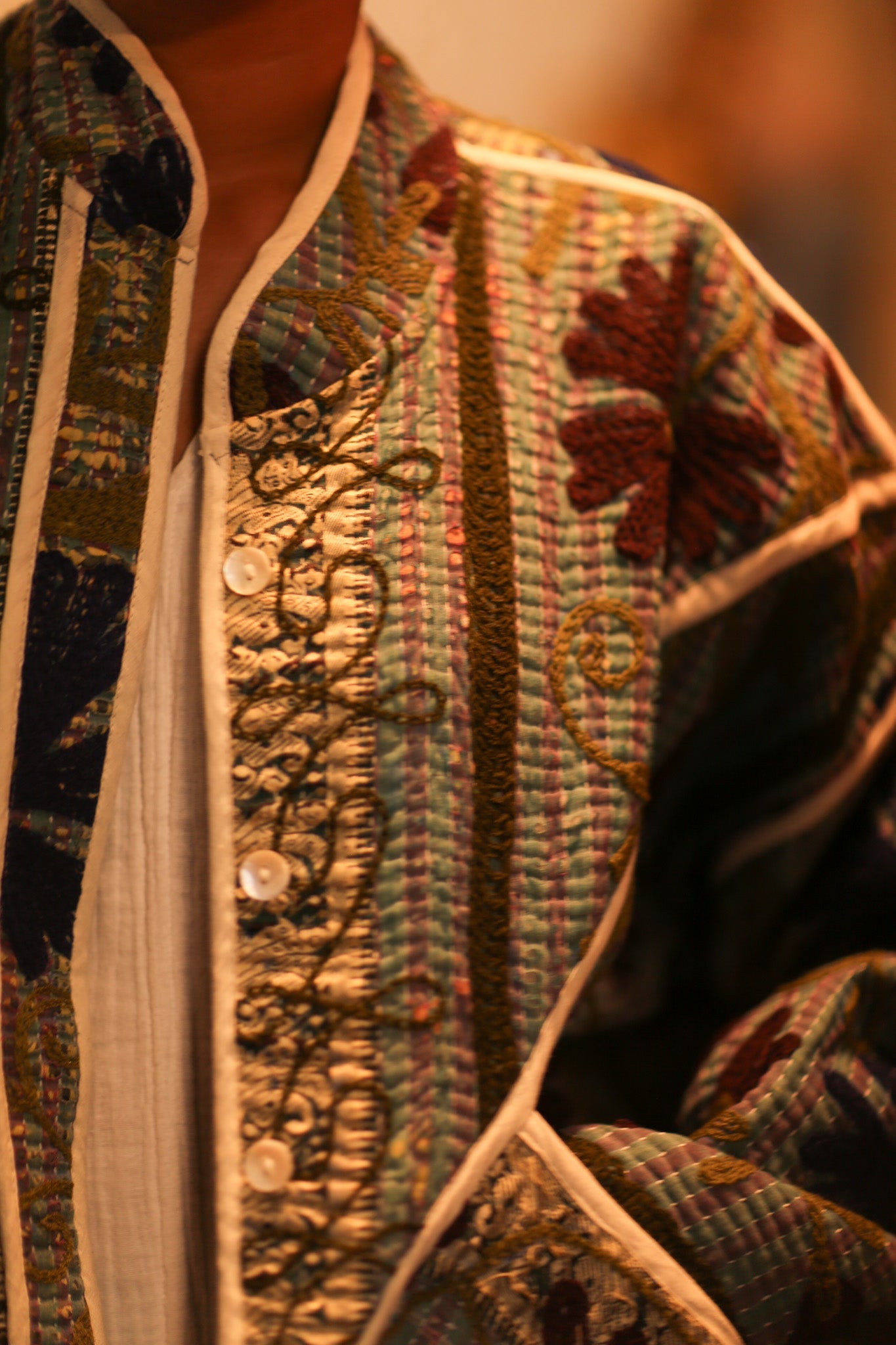 KANTHA JACKET MARINA - BANGKOK TAILOR CLOTHING STORE - HANDMADE CLOTHING