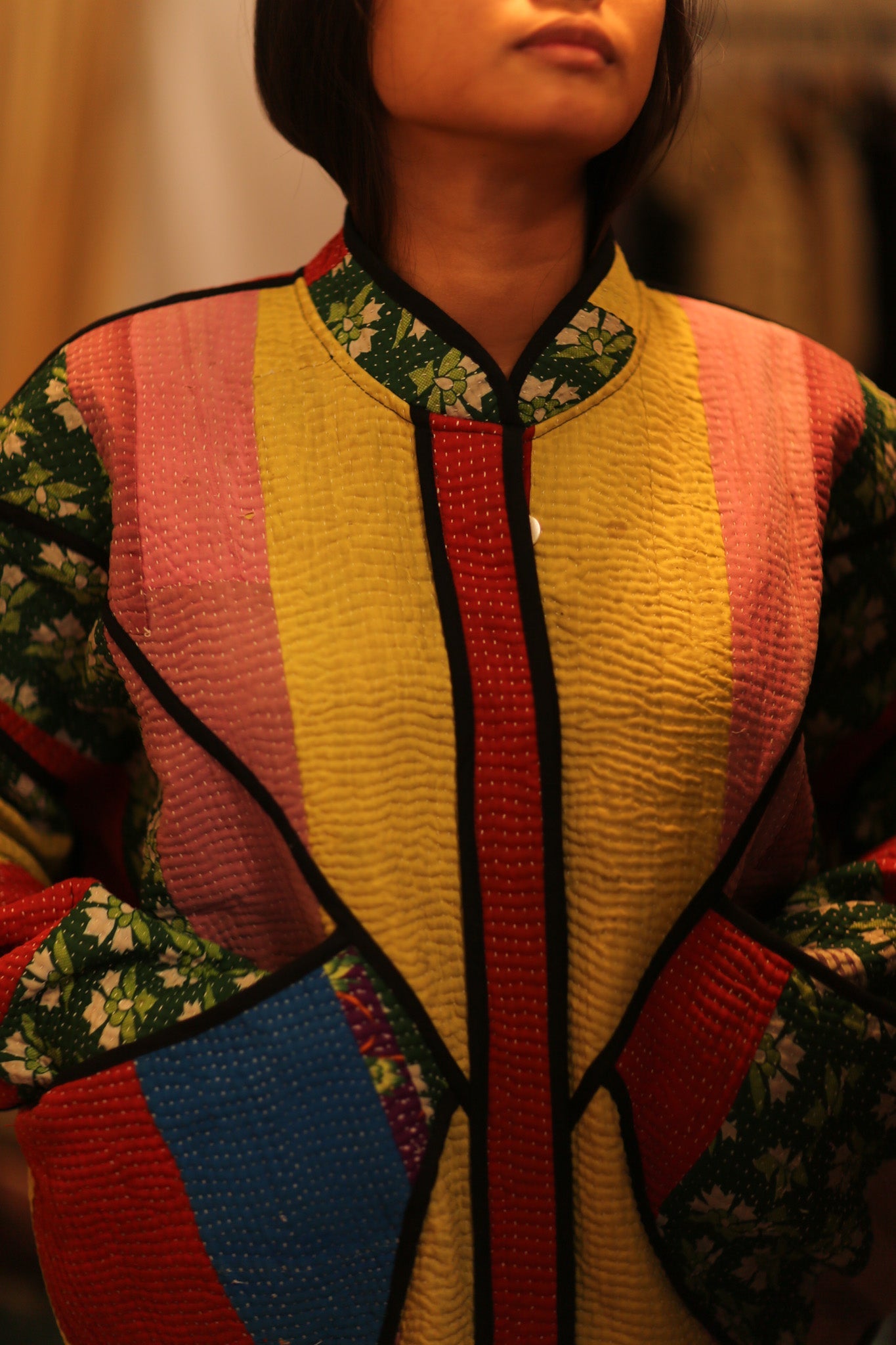 KANTHA JACKET MAYAN - BANGKOK TAILOR CLOTHING STORE - HANDMADE CLOTHING