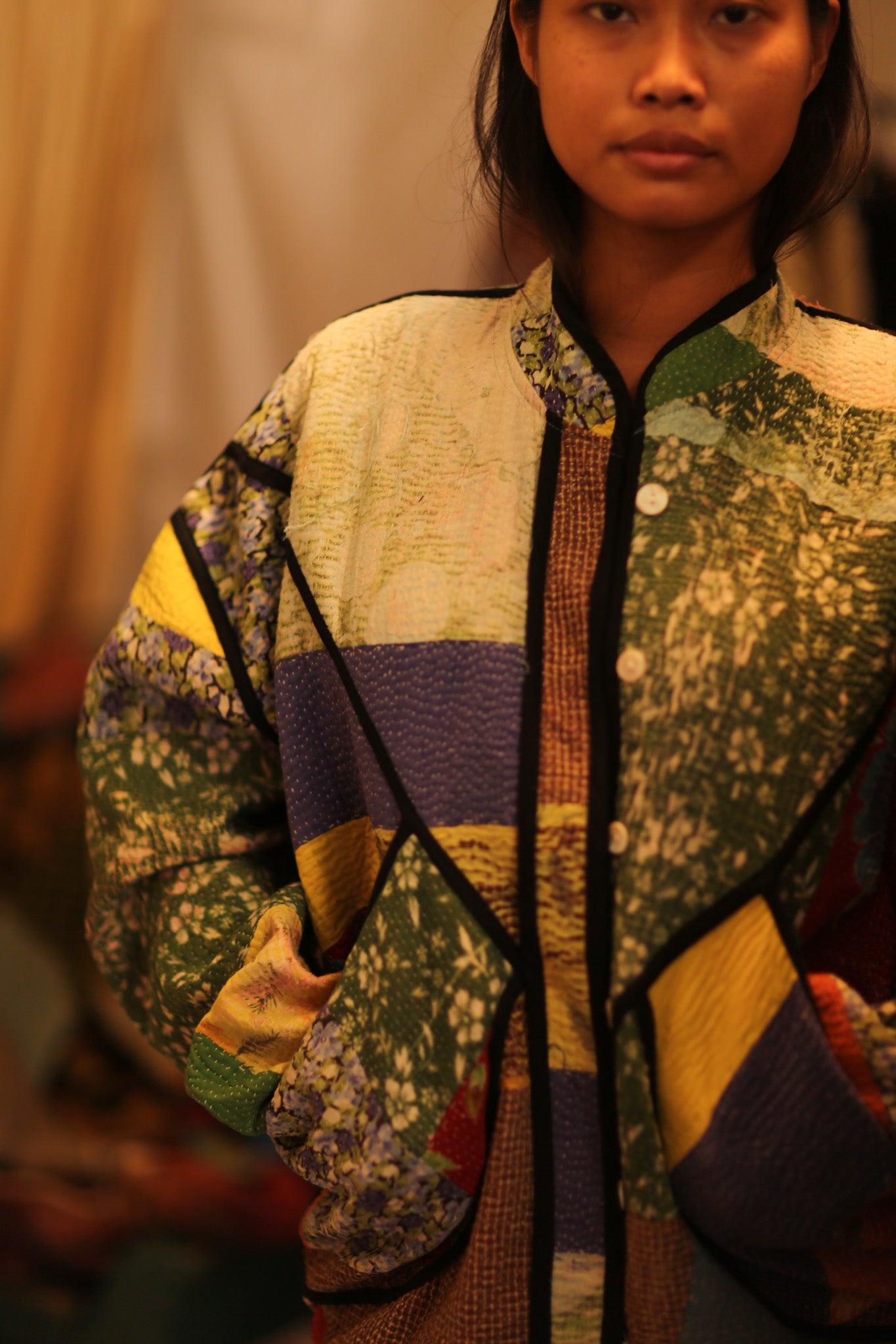 KANTHA JACKET NICHIEME - BANGKOK TAILOR CLOTHING STORE - HANDMADE CLOTHING
