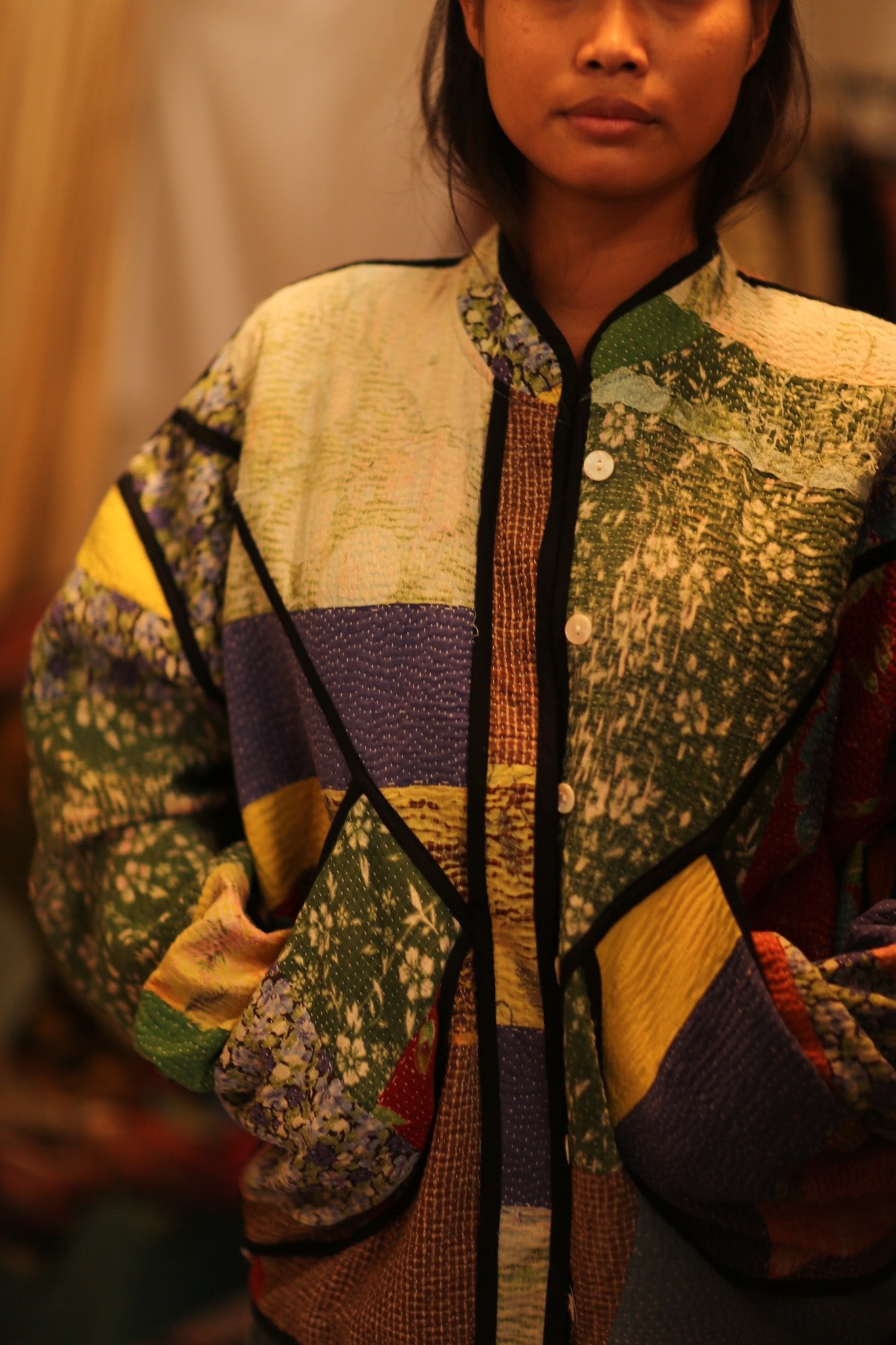 KANTHA JACKET NICHIEME - BANGKOK TAILOR CLOTHING STORE - HANDMADE CLOTHING