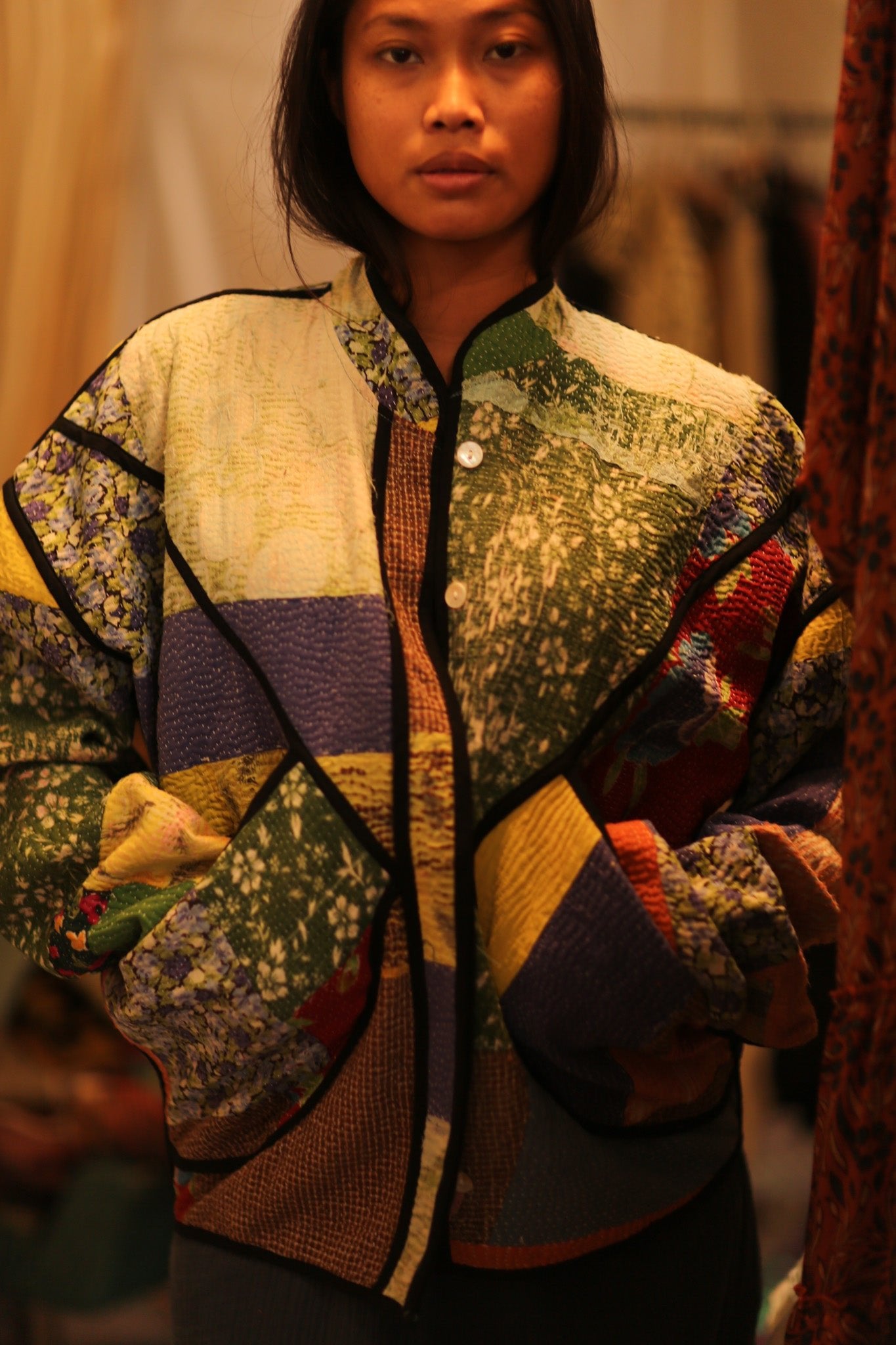KANTHA JACKET NICHIEME - BANGKOK TAILOR CLOTHING STORE - HANDMADE CLOTHING