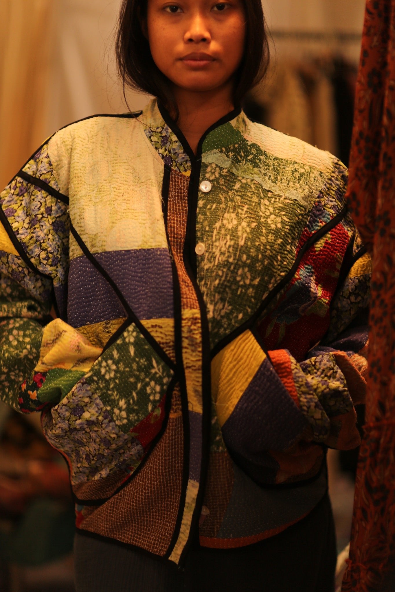 KANTHA JACKET NICHIEME - BANGKOK TAILOR CLOTHING STORE - HANDMADE CLOTHING