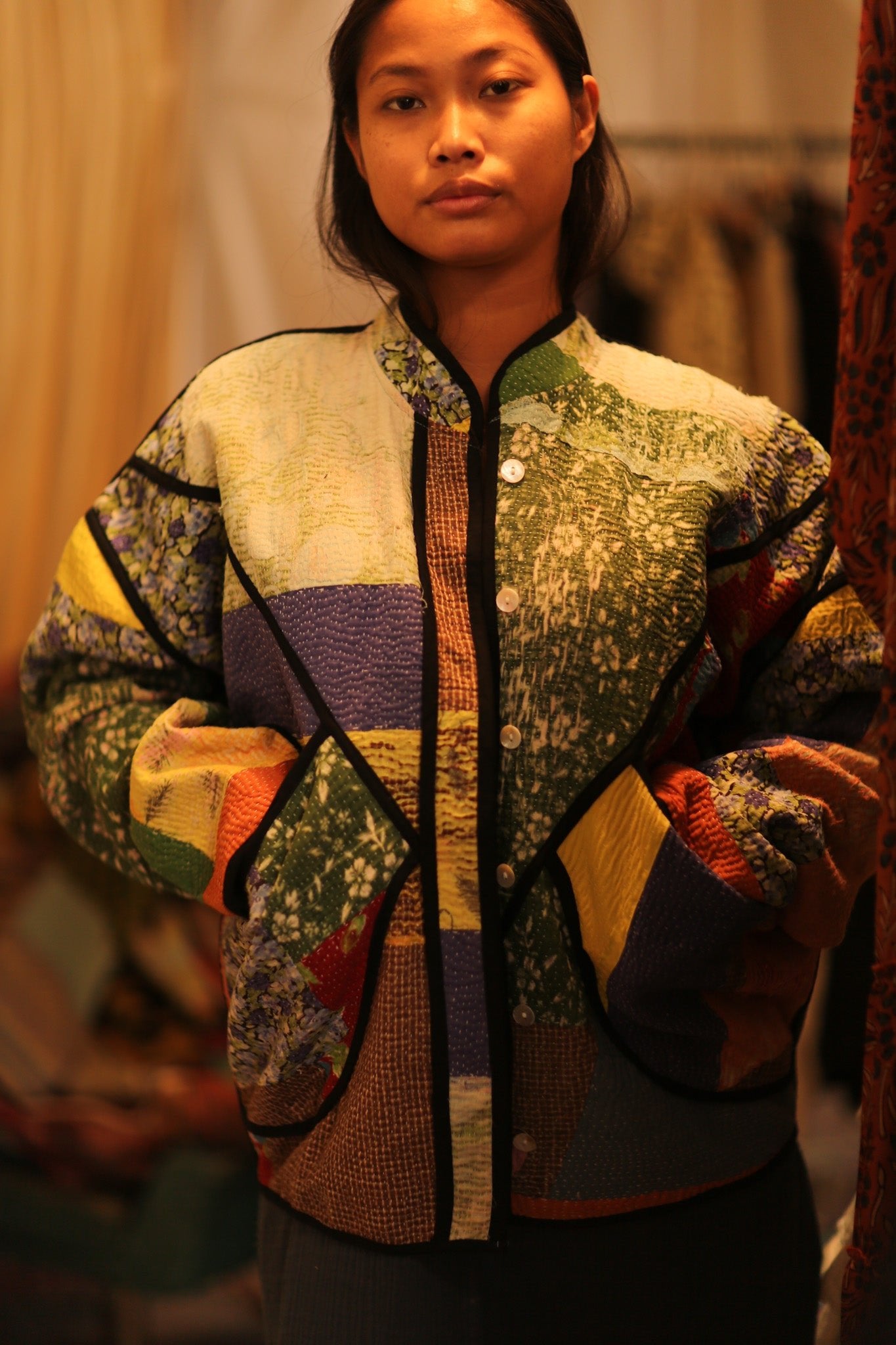 KANTHA JACKET NICHIEME - BANGKOK TAILOR CLOTHING STORE - HANDMADE CLOTHING