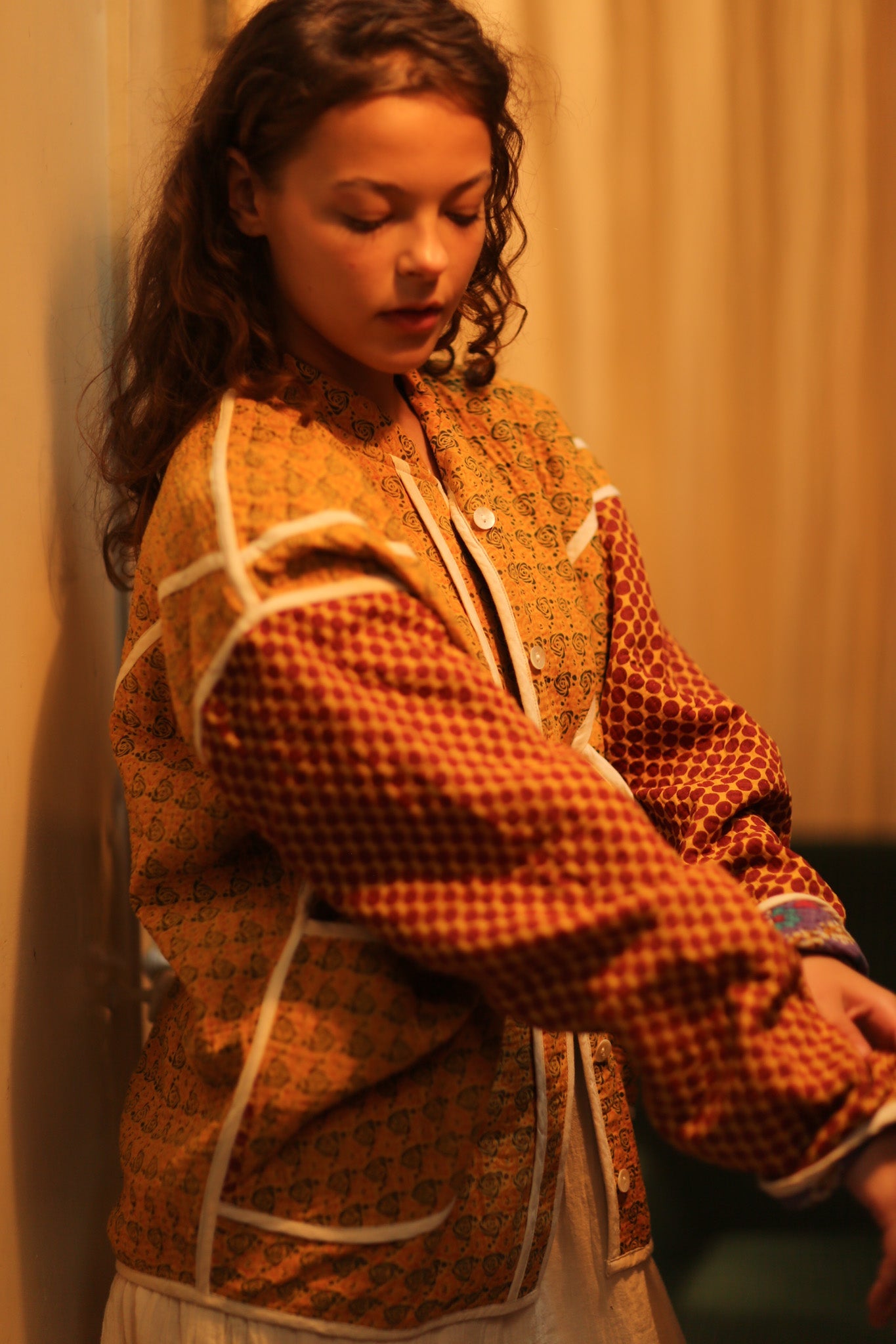 KANTHA JACKET OLIVER - BANGKOK TAILOR CLOTHING STORE - HANDMADE CLOTHING