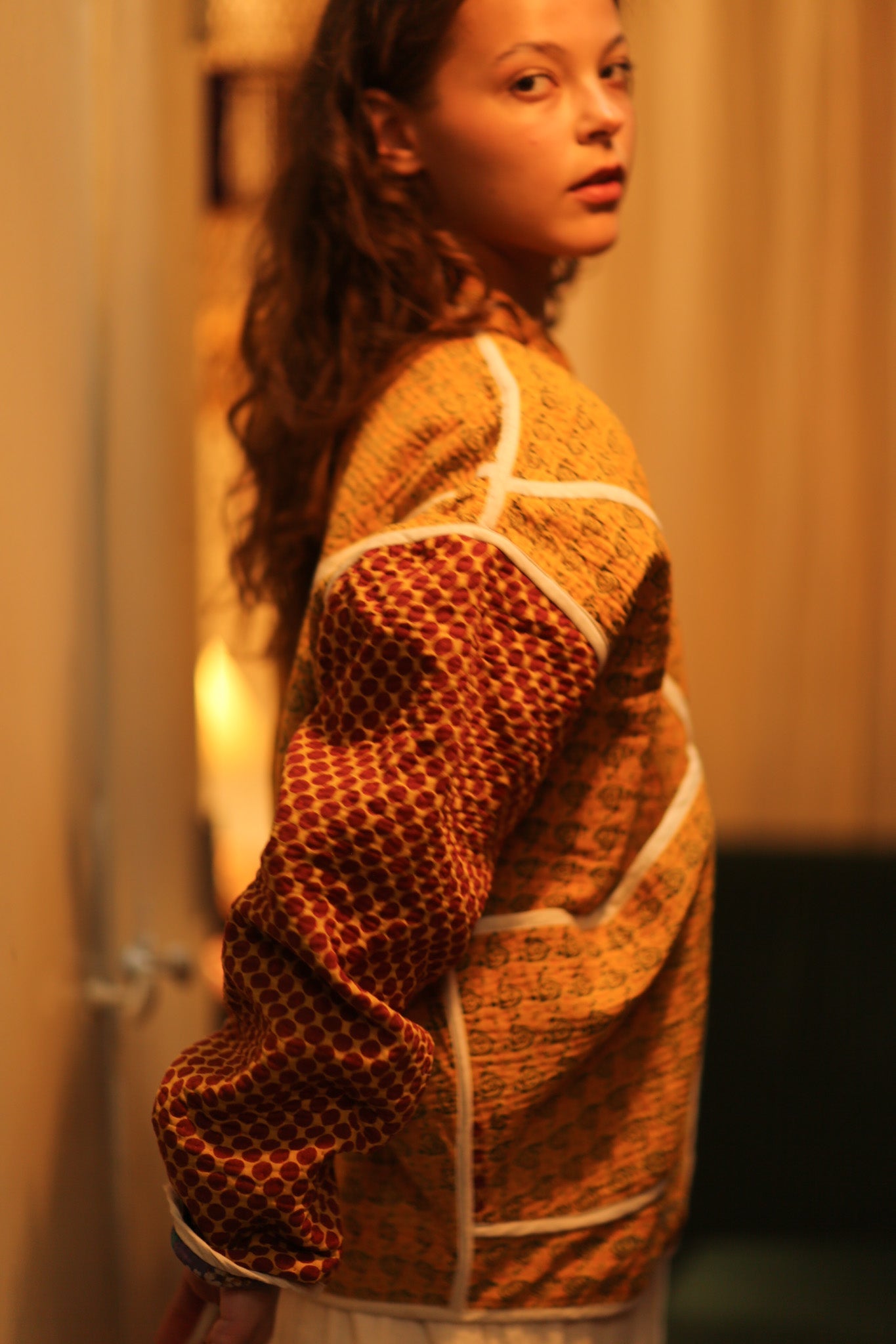 KANTHA JACKET OLIVER - BANGKOK TAILOR CLOTHING STORE - HANDMADE CLOTHING