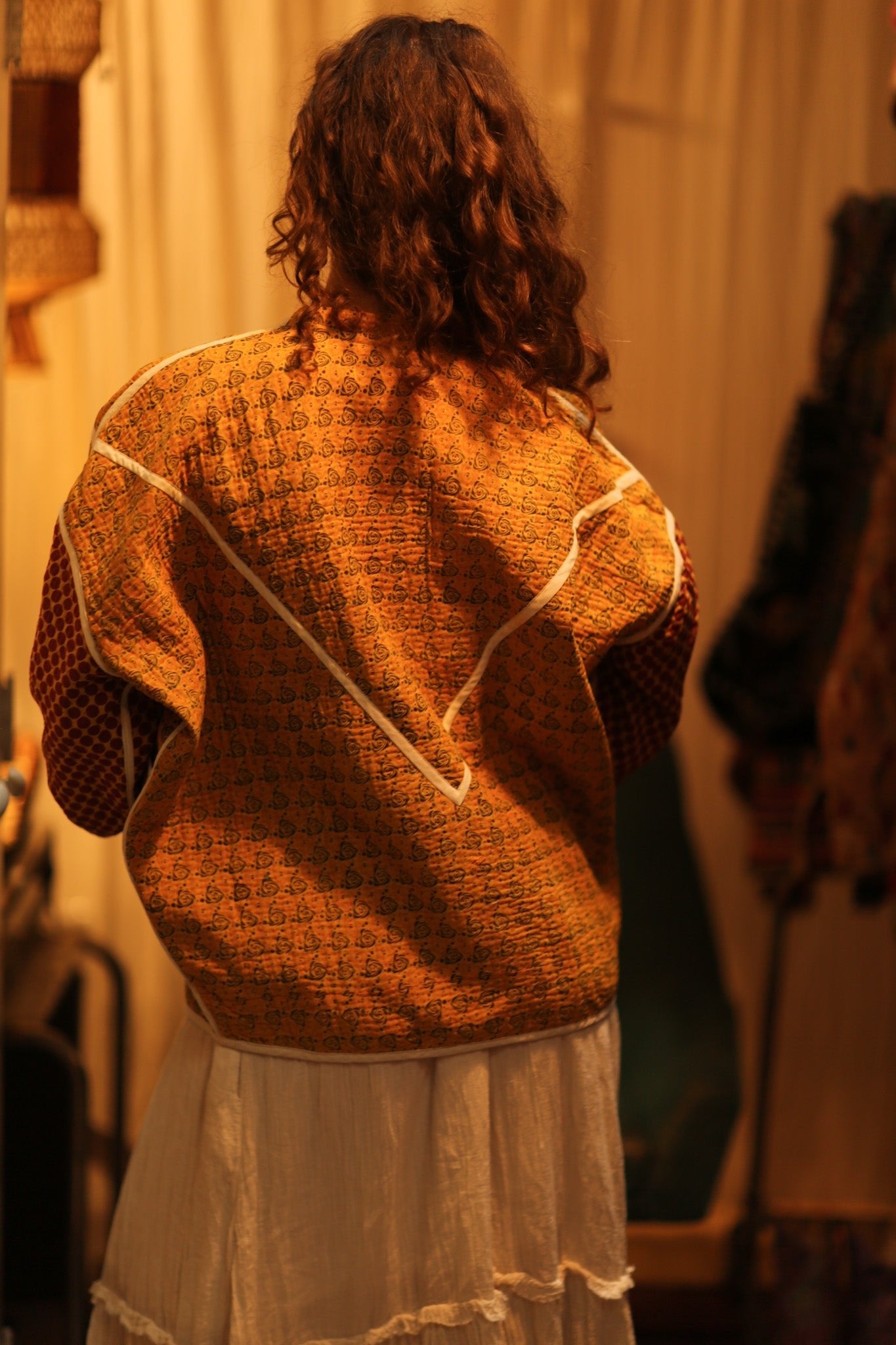 KANTHA JACKET OLIVER - BANGKOK TAILOR CLOTHING STORE - HANDMADE CLOTHING