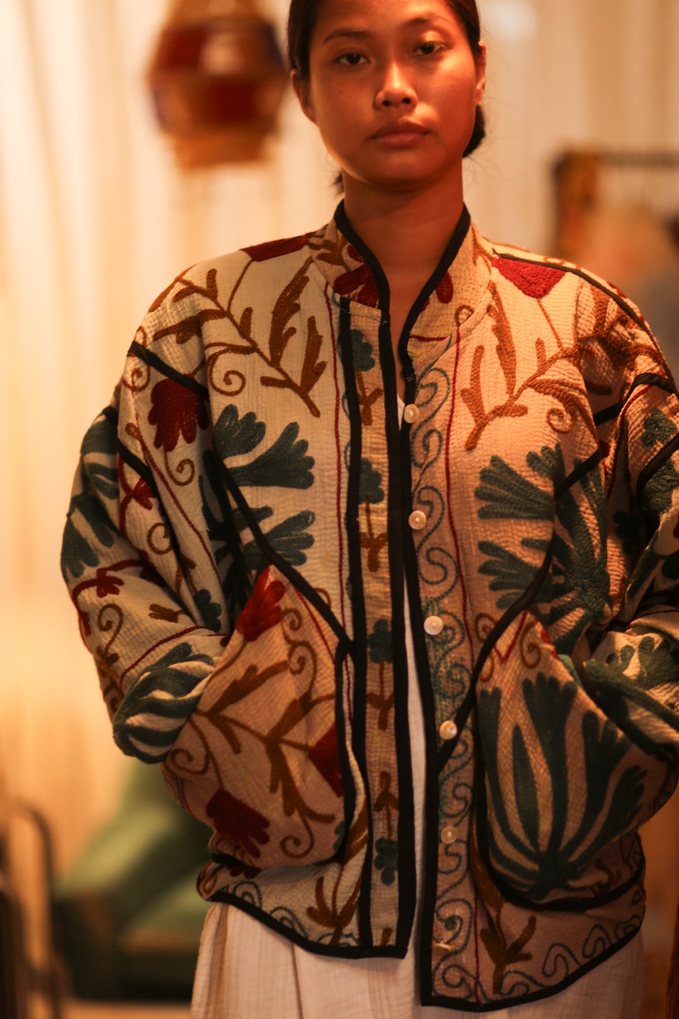 KANTHA JACKET PHILIP - BANGKOK TAILOR CLOTHING STORE - HANDMADE CLOTHING