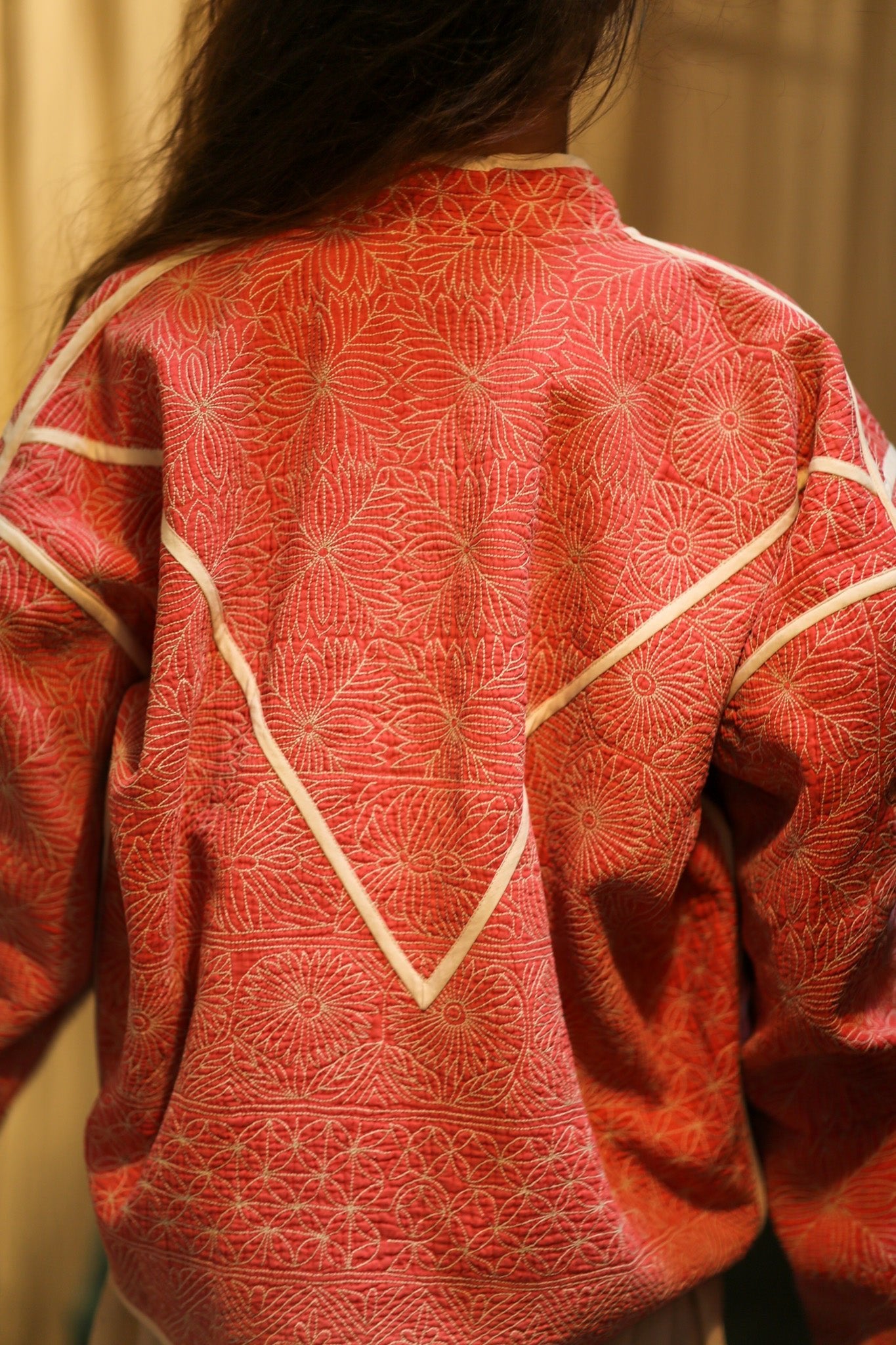 KANTHA JACKET PINK EDIT - BANGKOK TAILOR CLOTHING STORE - HANDMADE CLOTHING