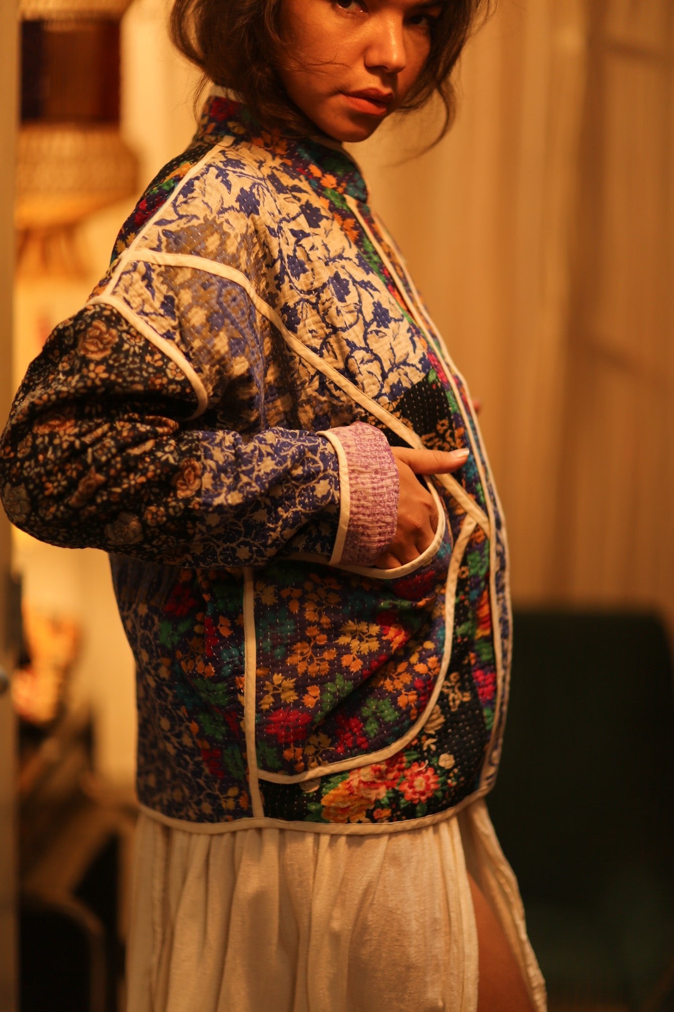 KANTHA JACKET SABI - BANGKOK TAILOR CLOTHING STORE - HANDMADE CLOTHING