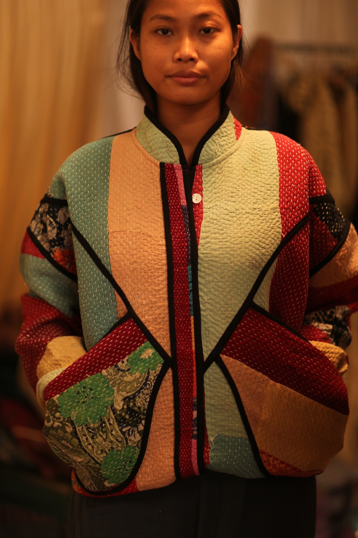 KANTHA JACKET SALEI - BANGKOK TAILOR CLOTHING STORE - HANDMADE CLOTHING