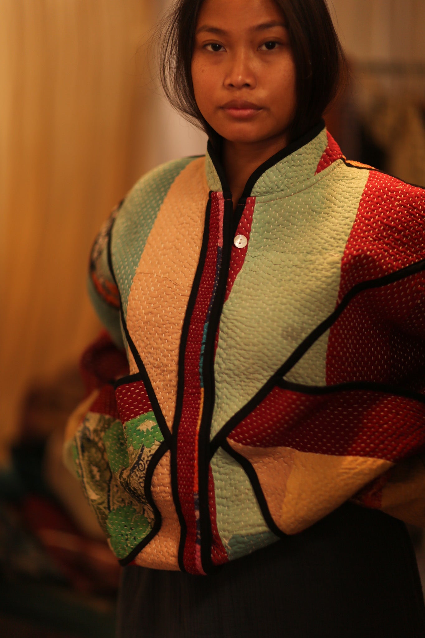 KANTHA JACKET SALEI - BANGKOK TAILOR CLOTHING STORE - HANDMADE CLOTHING