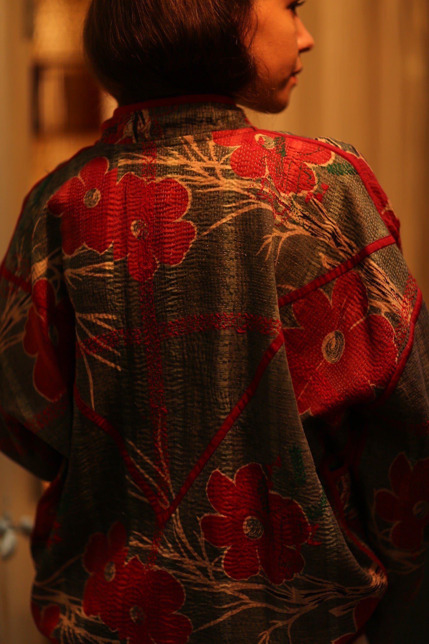 KANTHA JACKET TERRY - BANGKOK TAILOR CLOTHING STORE - HANDMADE CLOTHING