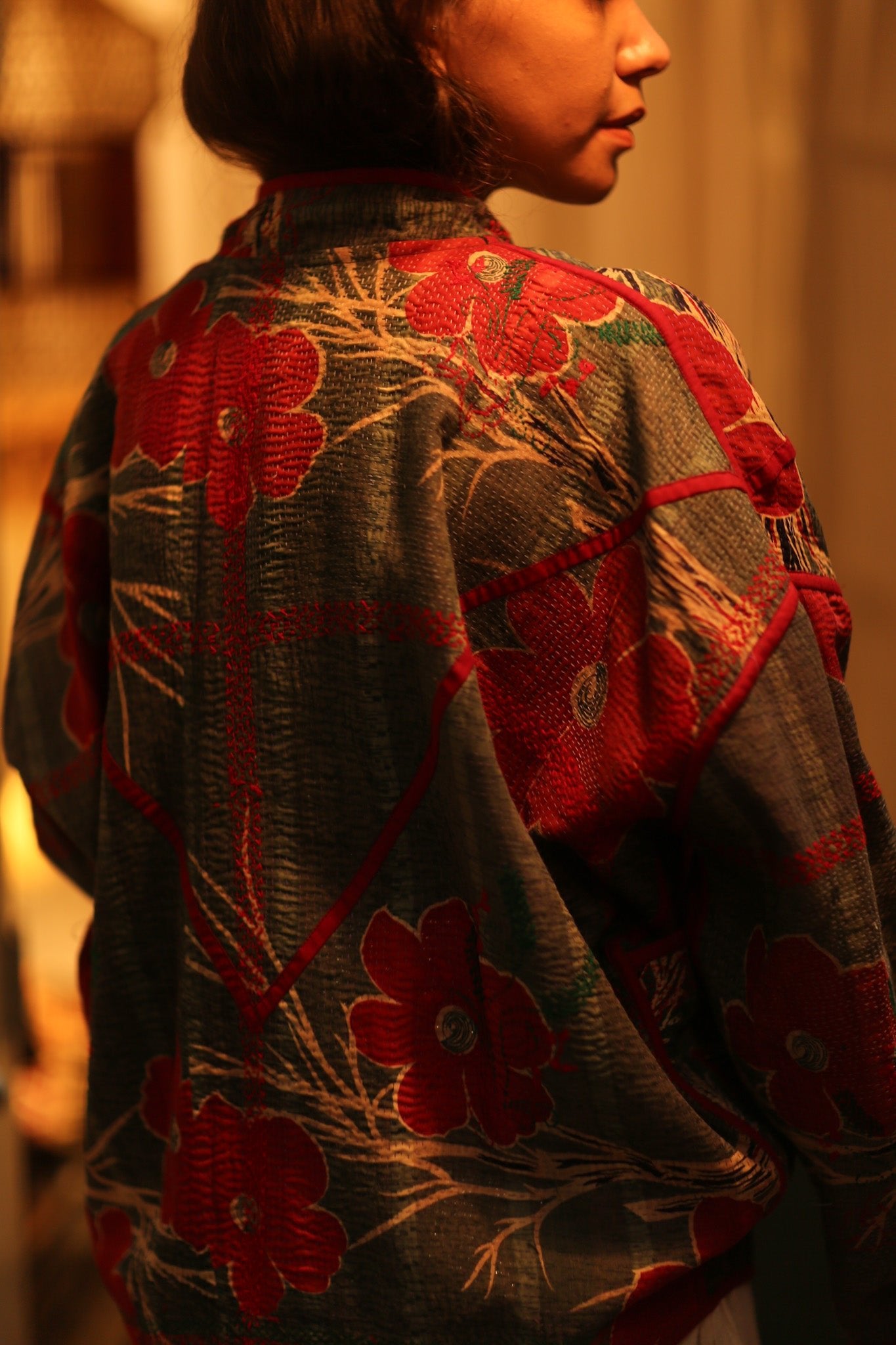 KANTHA JACKET TERRY - BANGKOK TAILOR CLOTHING STORE - HANDMADE CLOTHING