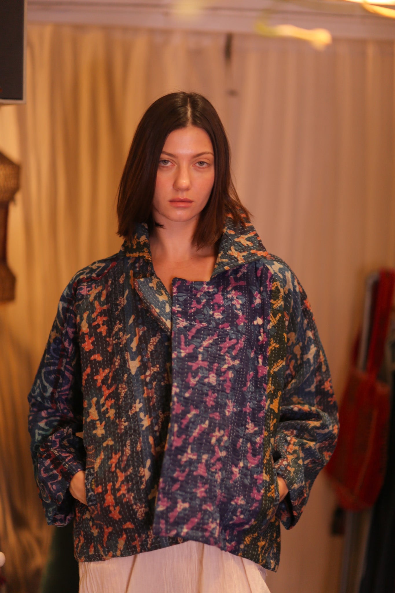 KANTHA JACKET THANDAR - BANGKOK TAILOR CLOTHING STORE - HANDMADE CLOTHING