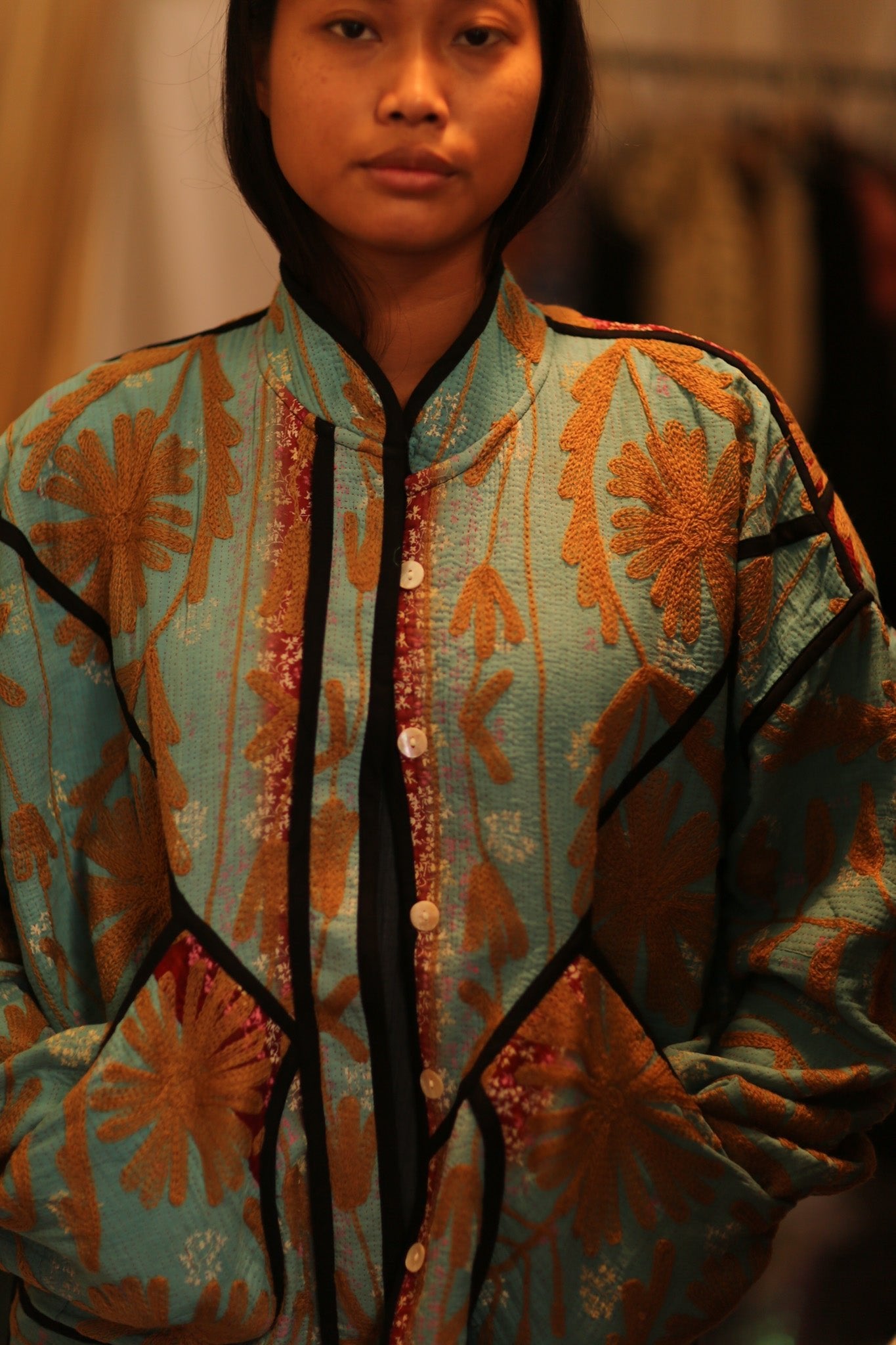 KANTHA JACKET TODOS - BANGKOK TAILOR CLOTHING STORE - HANDMADE CLOTHING