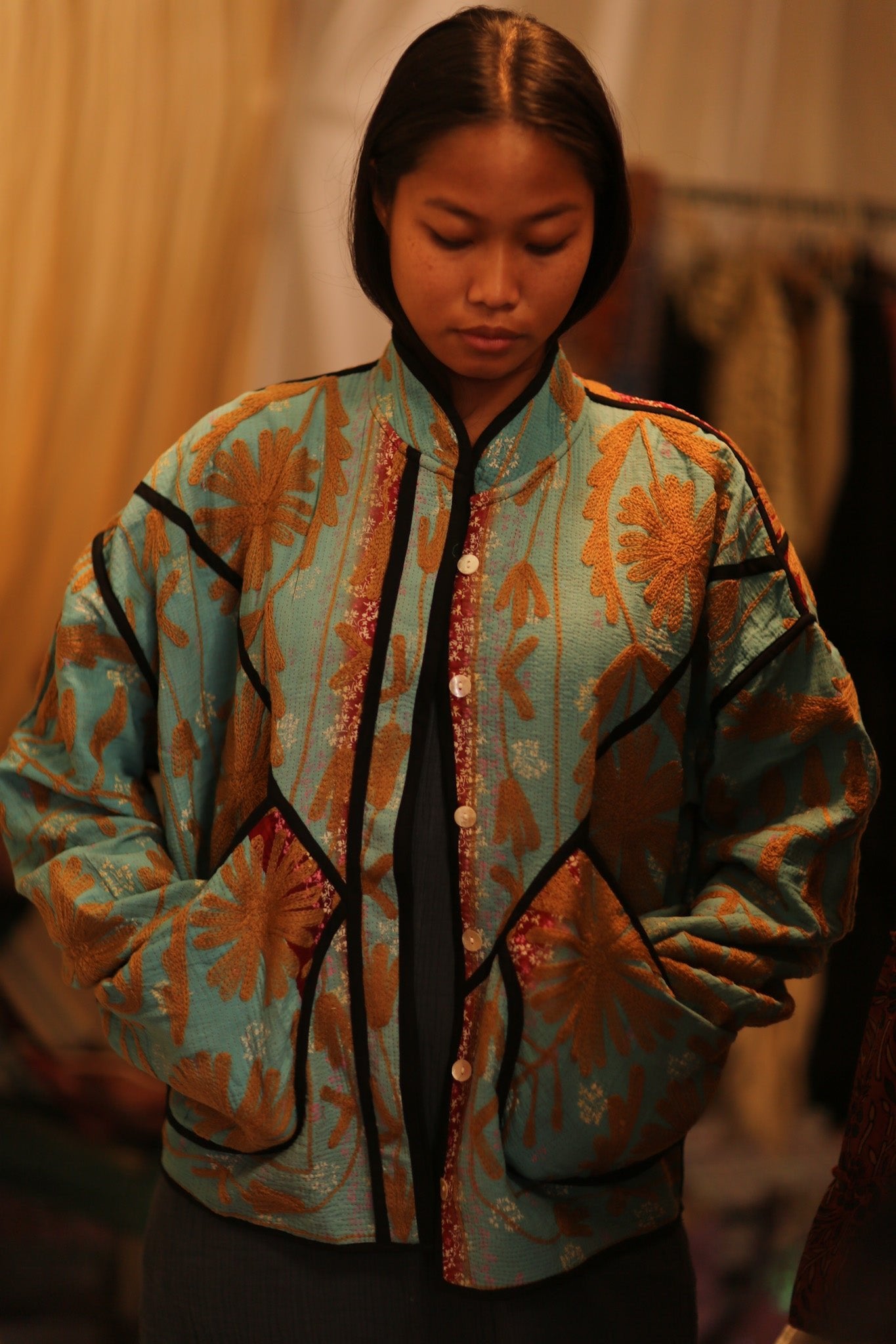 KANTHA JACKET TODOS - BANGKOK TAILOR CLOTHING STORE - HANDMADE CLOTHING