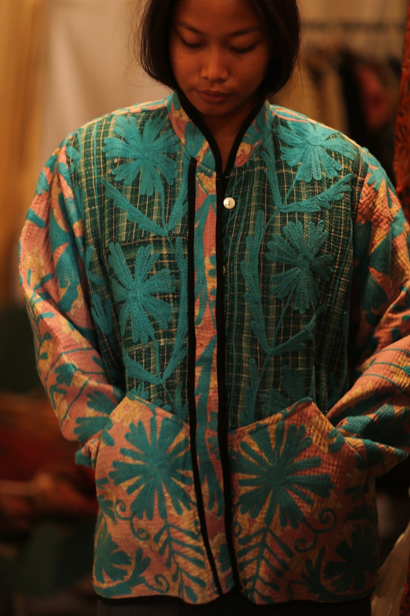 KANTHA JACKET VUVENUS - BANGKOK TAILOR CLOTHING STORE - HANDMADE CLOTHING