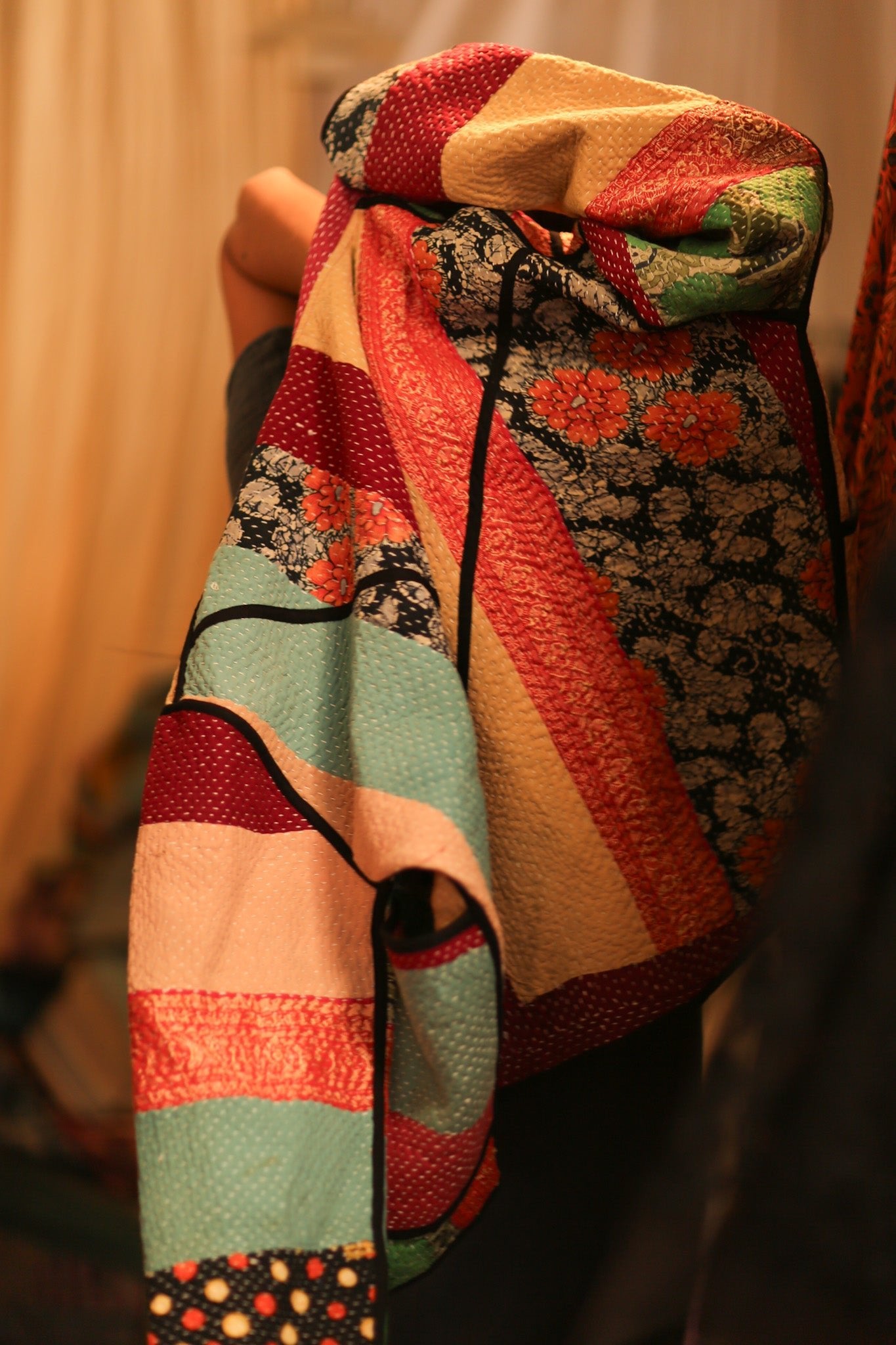 KANTHA JACKET ZINAS - BANGKOK TAILOR CLOTHING STORE - HANDMADE CLOTHING