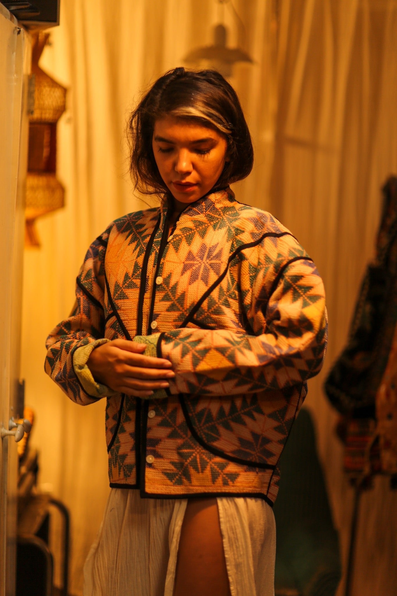 KANTHA KIMBERLY JACKET - BANGKOK TAILOR CLOTHING STORE - HANDMADE CLOTHING