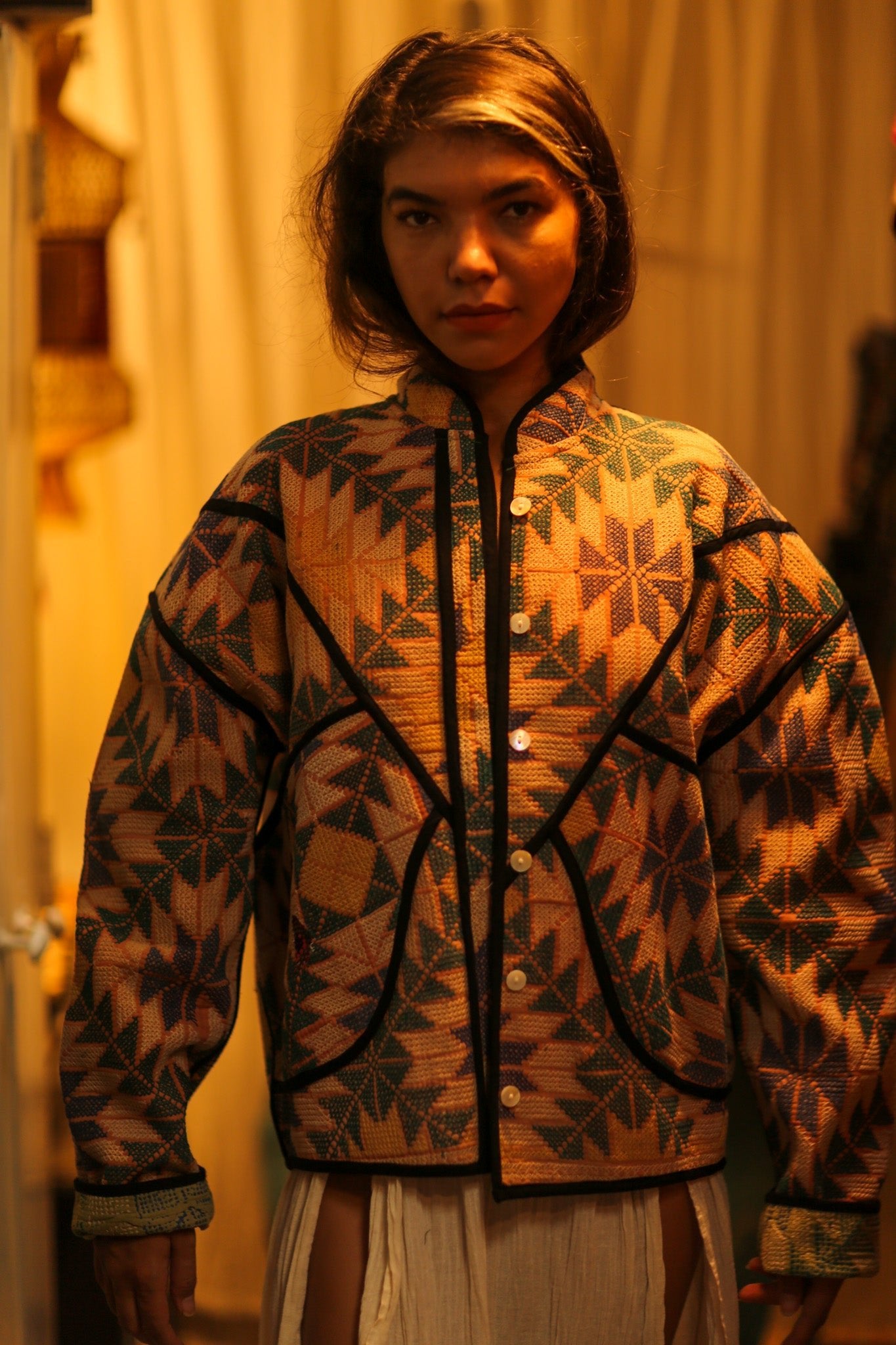 KANTHA KIMBERLY JACKET - BANGKOK TAILOR CLOTHING STORE - HANDMADE CLOTHING