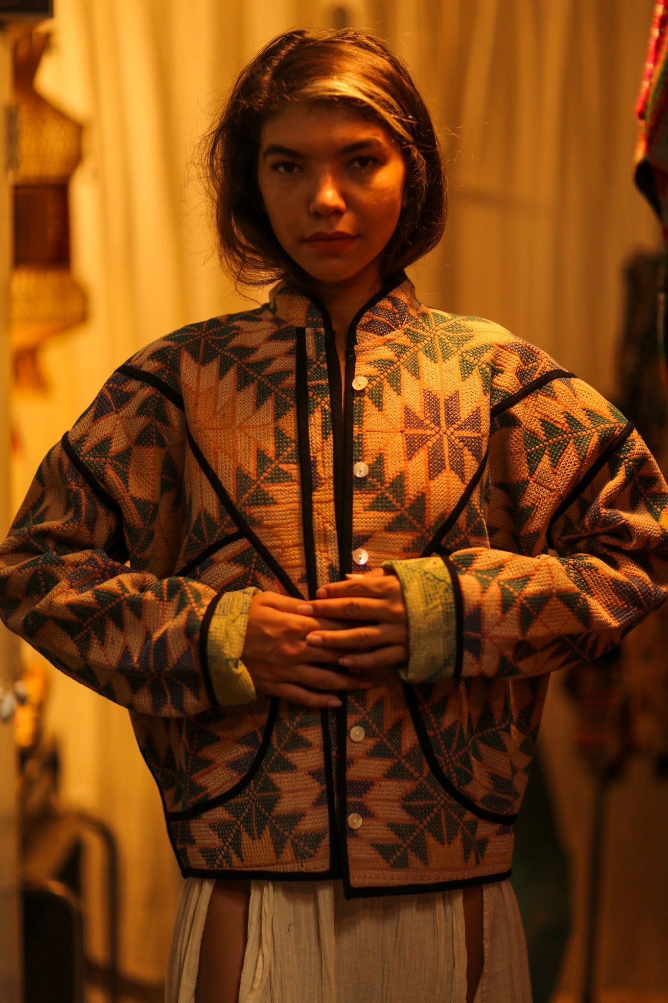 KANTHA KIMBERLY JACKET - BANGKOK TAILOR CLOTHING STORE - HANDMADE CLOTHING