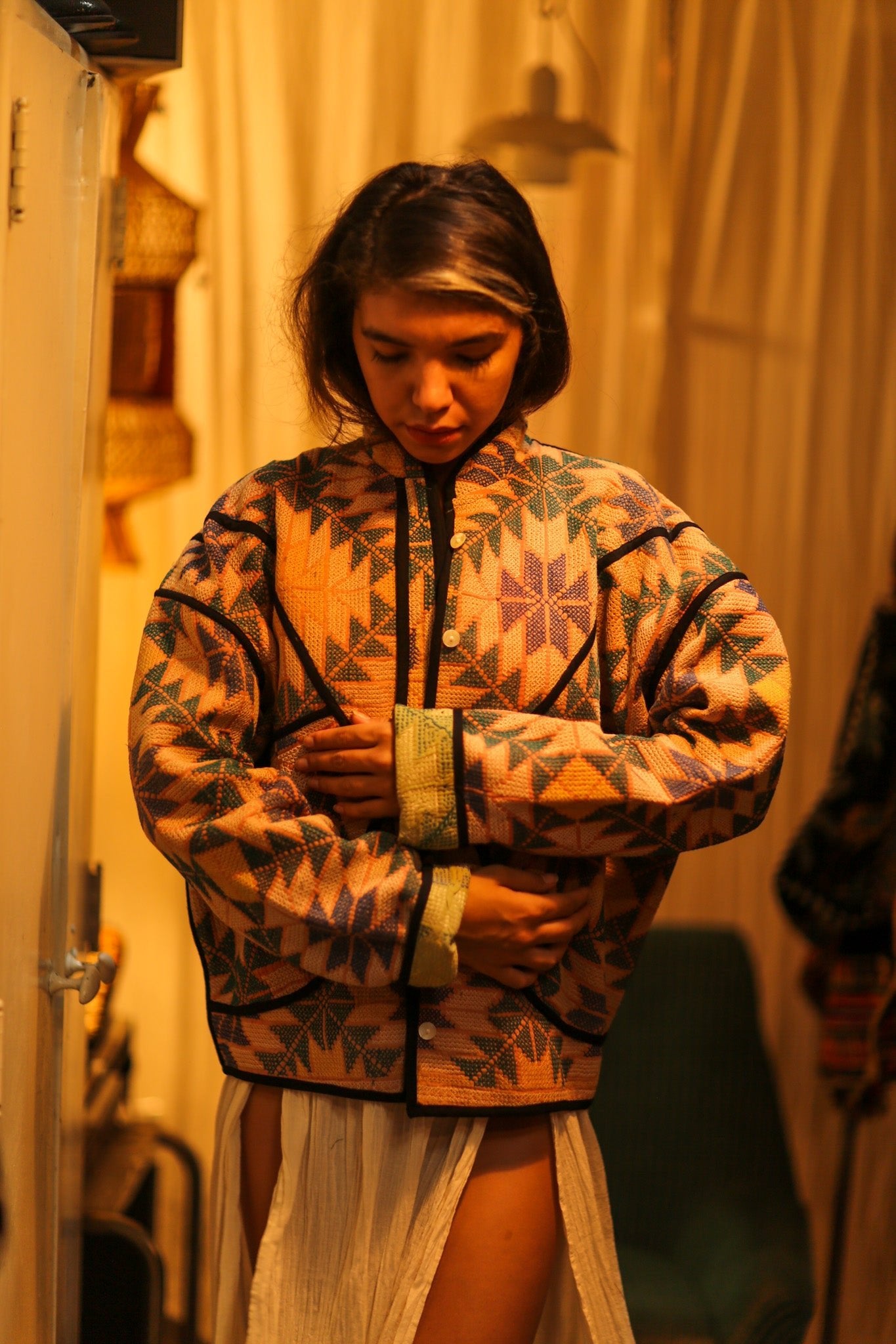 KANTHA KIMBERLY JACKET - BANGKOK TAILOR CLOTHING STORE - HANDMADE CLOTHING