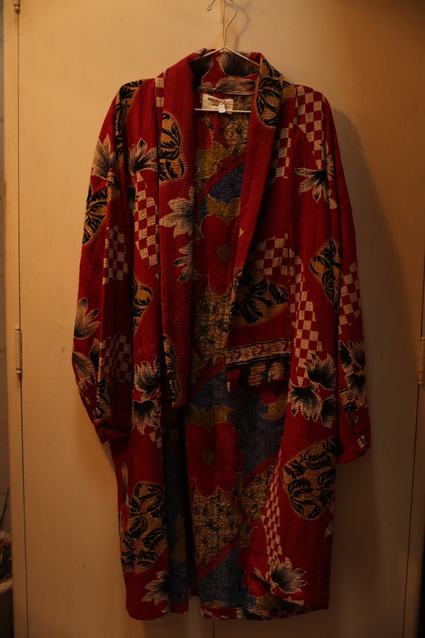 KANTHA KIMONO COAT - S101 - BANGKOK TAILOR CLOTHING STORE - HANDMADE CLOTHING