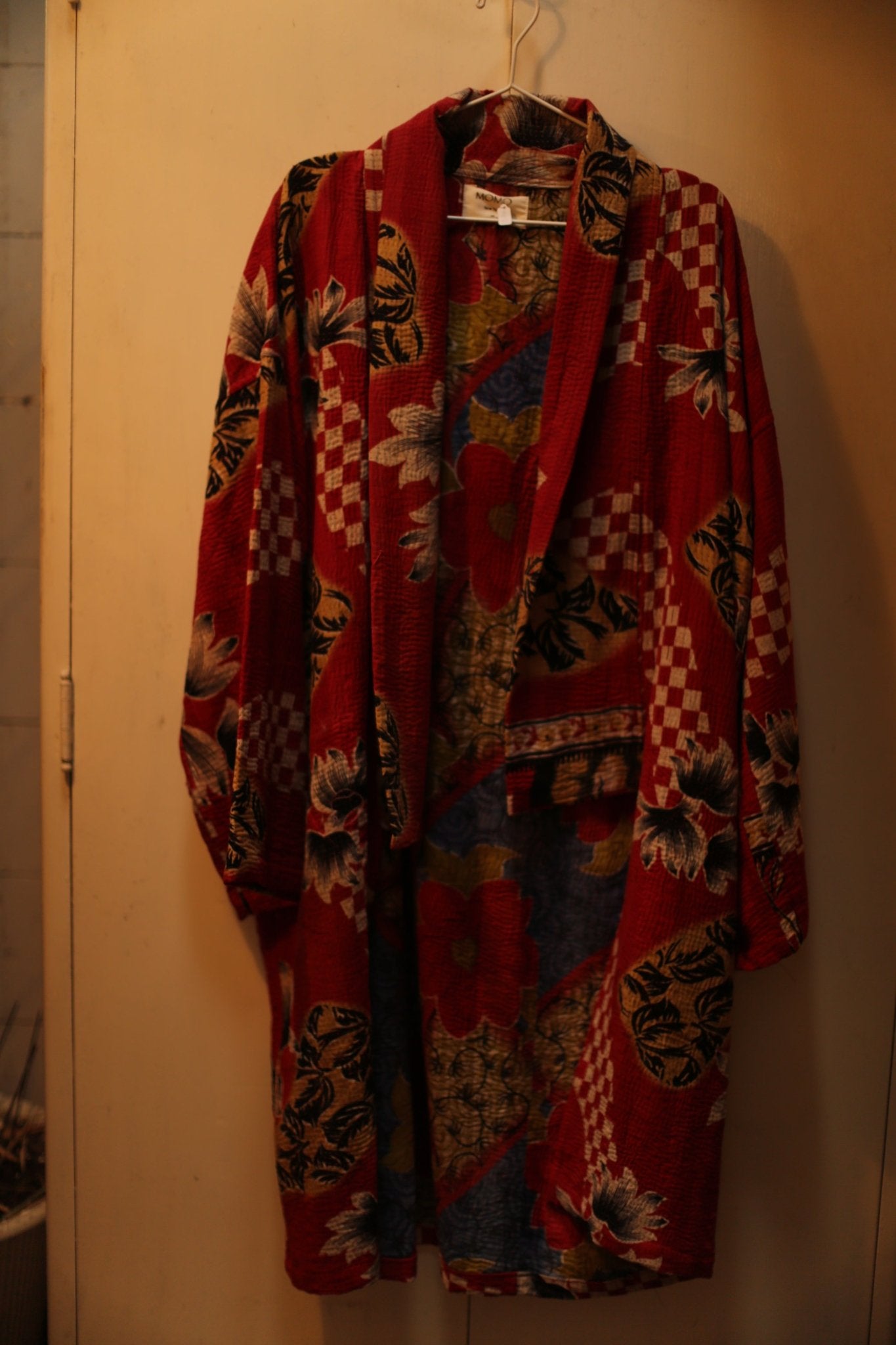 KANTHA KIMONO COAT - S101 - BANGKOK TAILOR CLOTHING STORE - HANDMADE CLOTHING