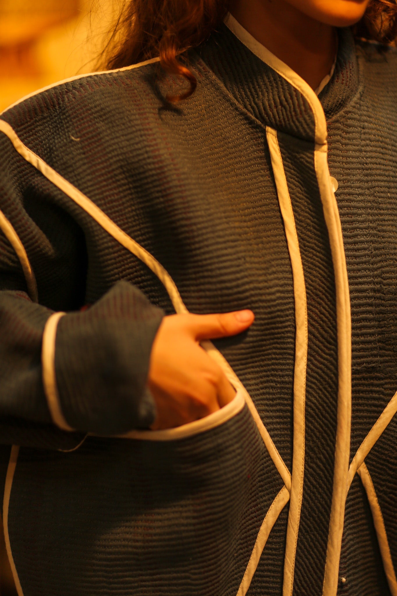 KANTHA LAYLA NIGHT JACKET - BANGKOK TAILOR CLOTHING STORE - HANDMADE CLOTHING