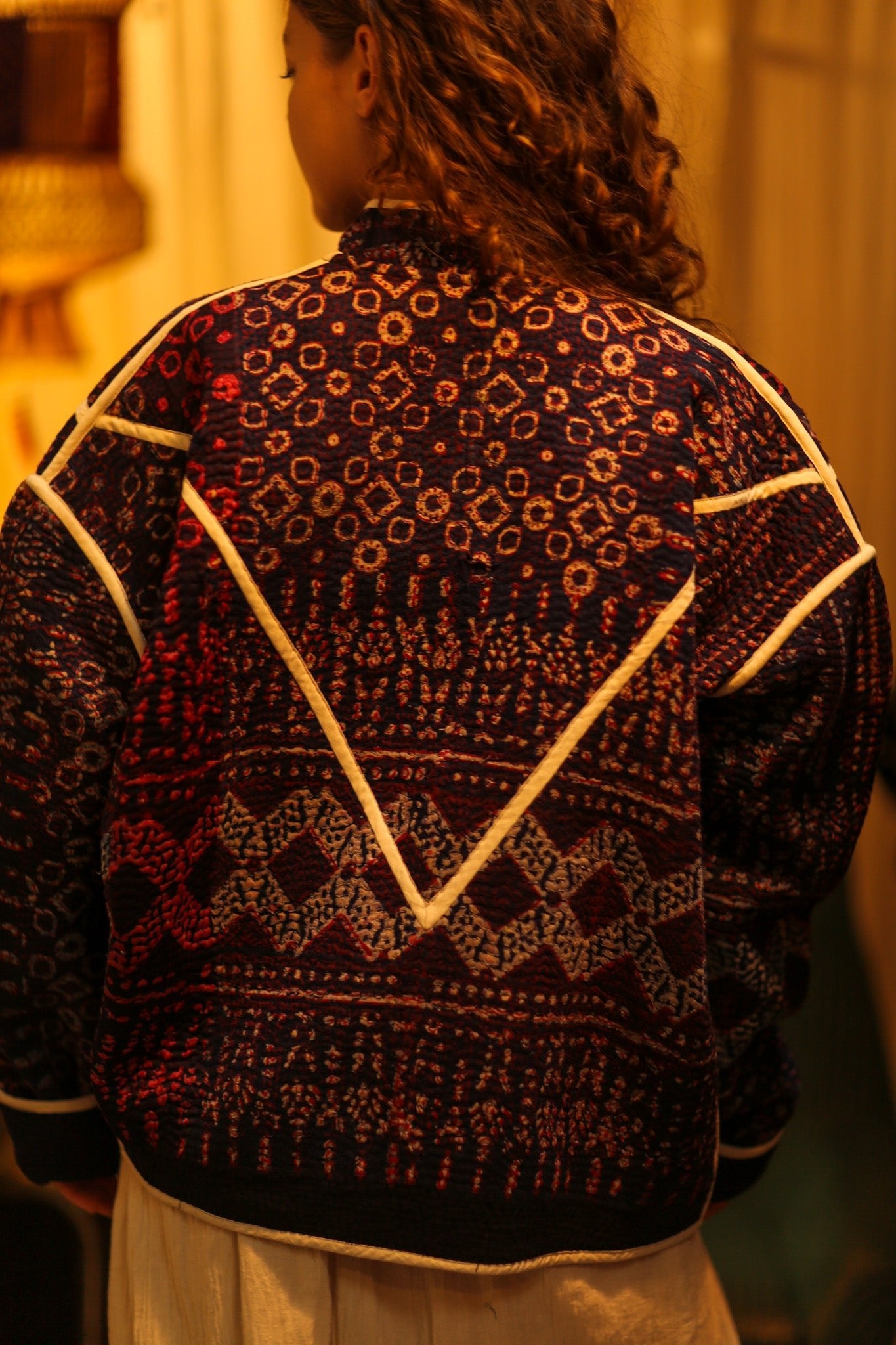 KANTHA LINDA MOMO JACKET - BANGKOK TAILOR CLOTHING STORE - HANDMADE CLOTHING