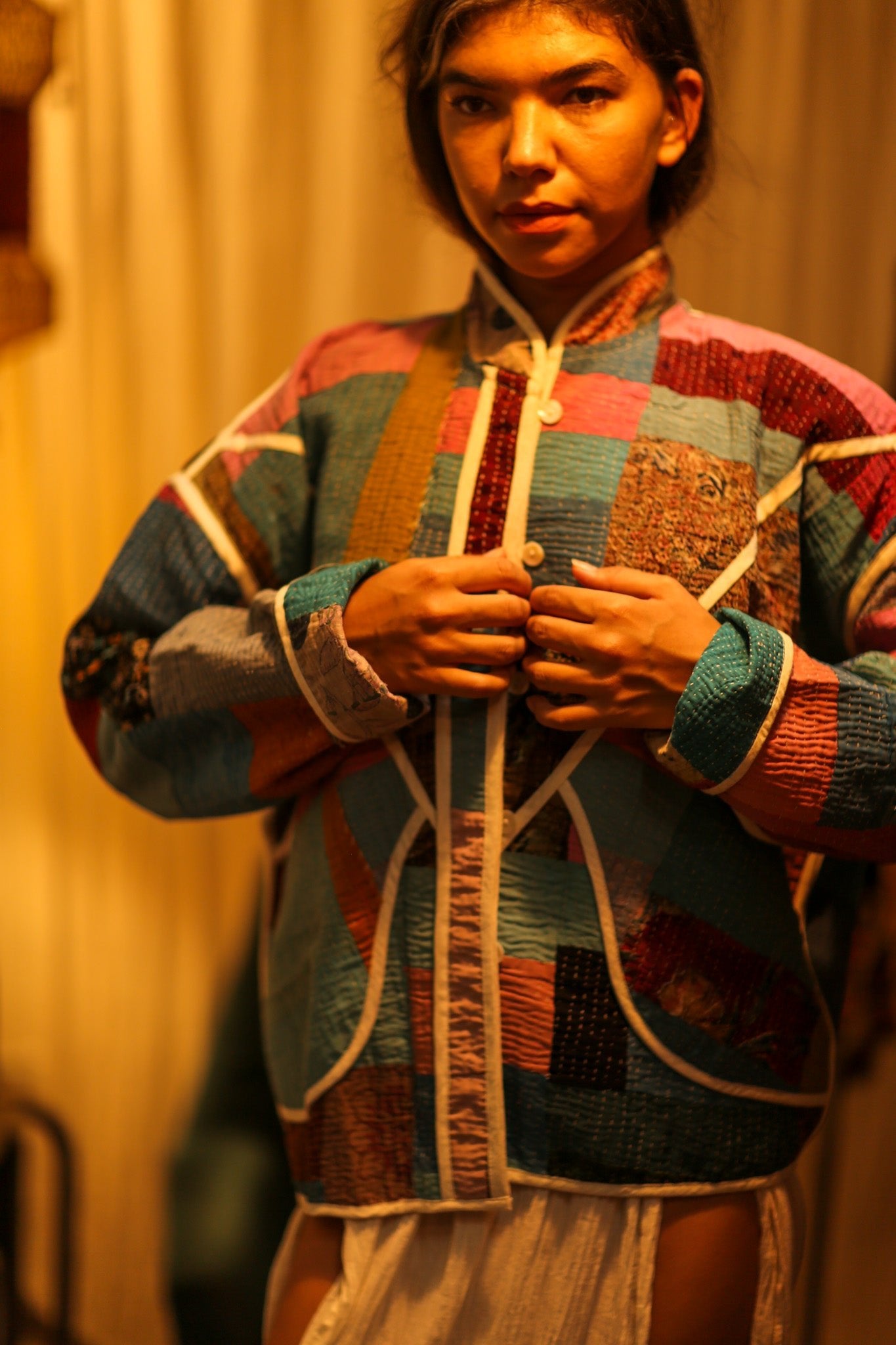 KANTHA MARGARITA JACKET - BANGKOK TAILOR CLOTHING STORE - HANDMADE CLOTHING