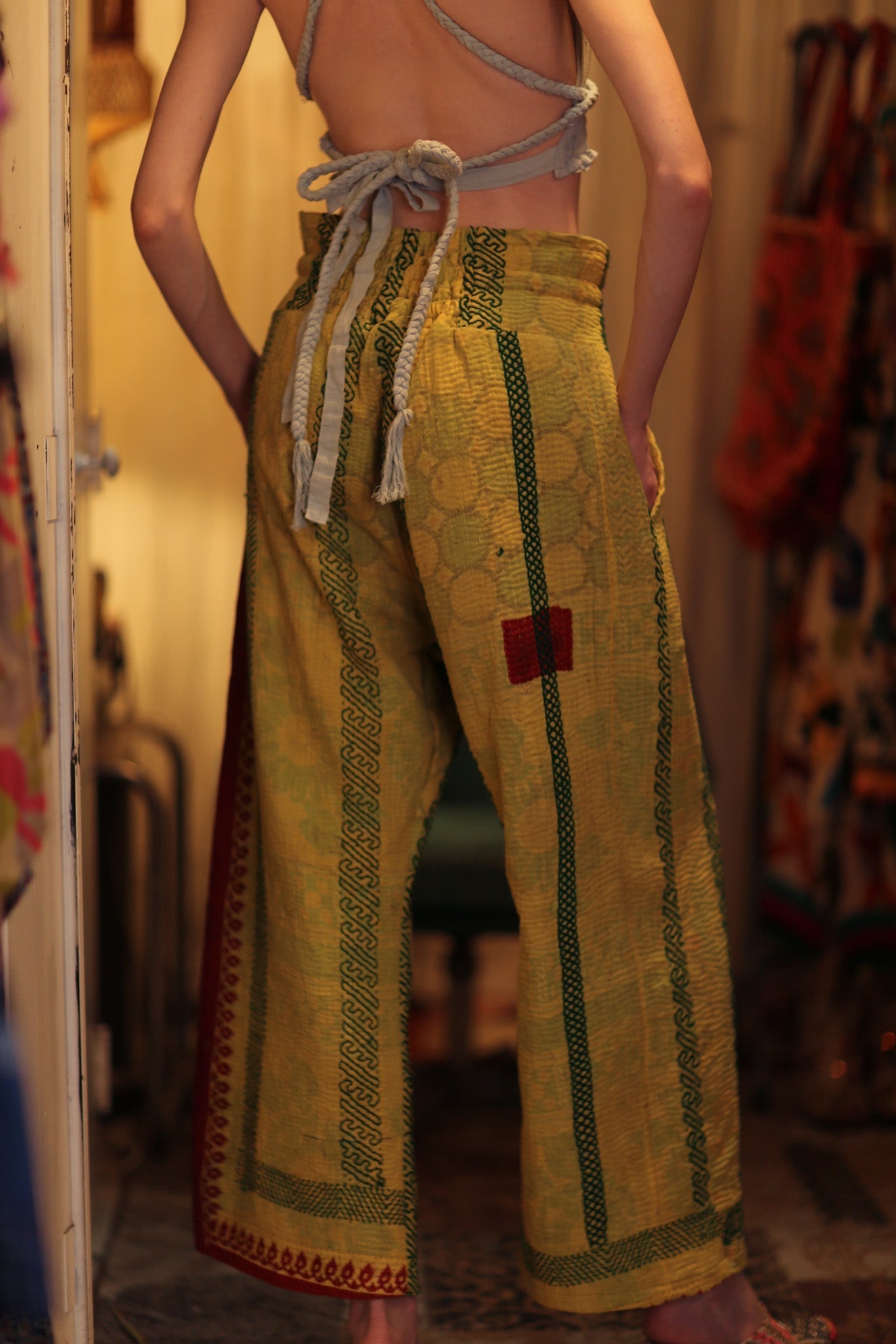 KANTHA PANTS LENA - BANGKOK TAILOR CLOTHING STORE - HANDMADE CLOTHING